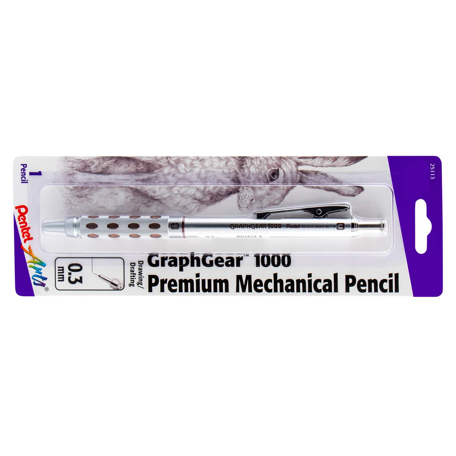 Pentel&#xAE; GraphGear 1000&#x2122; Mechanical Pencil, 0.3mm