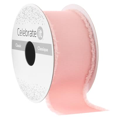 1.5" x 3yd. Fringed Edge Ribbon by Celebrate It® image