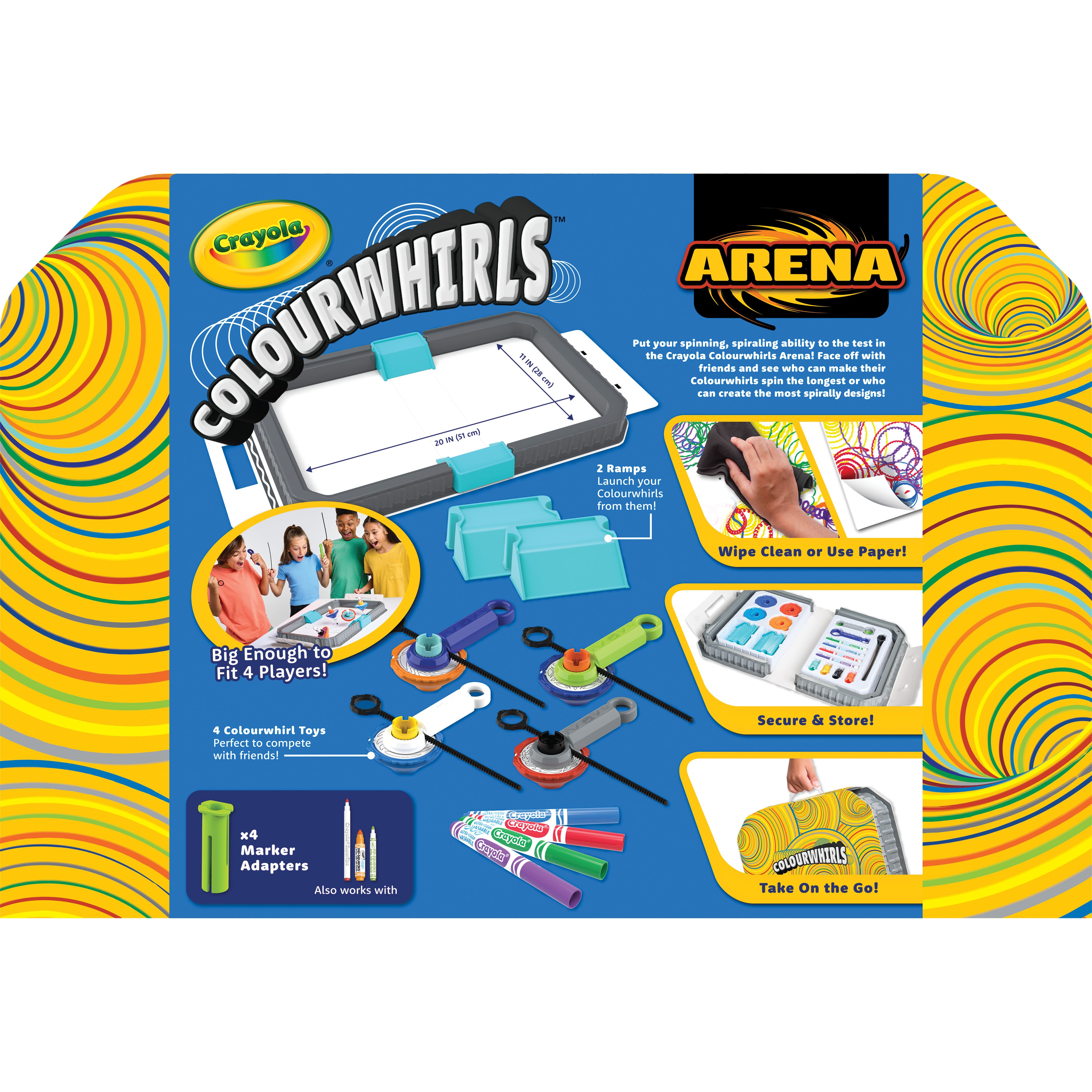 Crayola&#xAE; Colourwhirls Arena Set, 4ct.