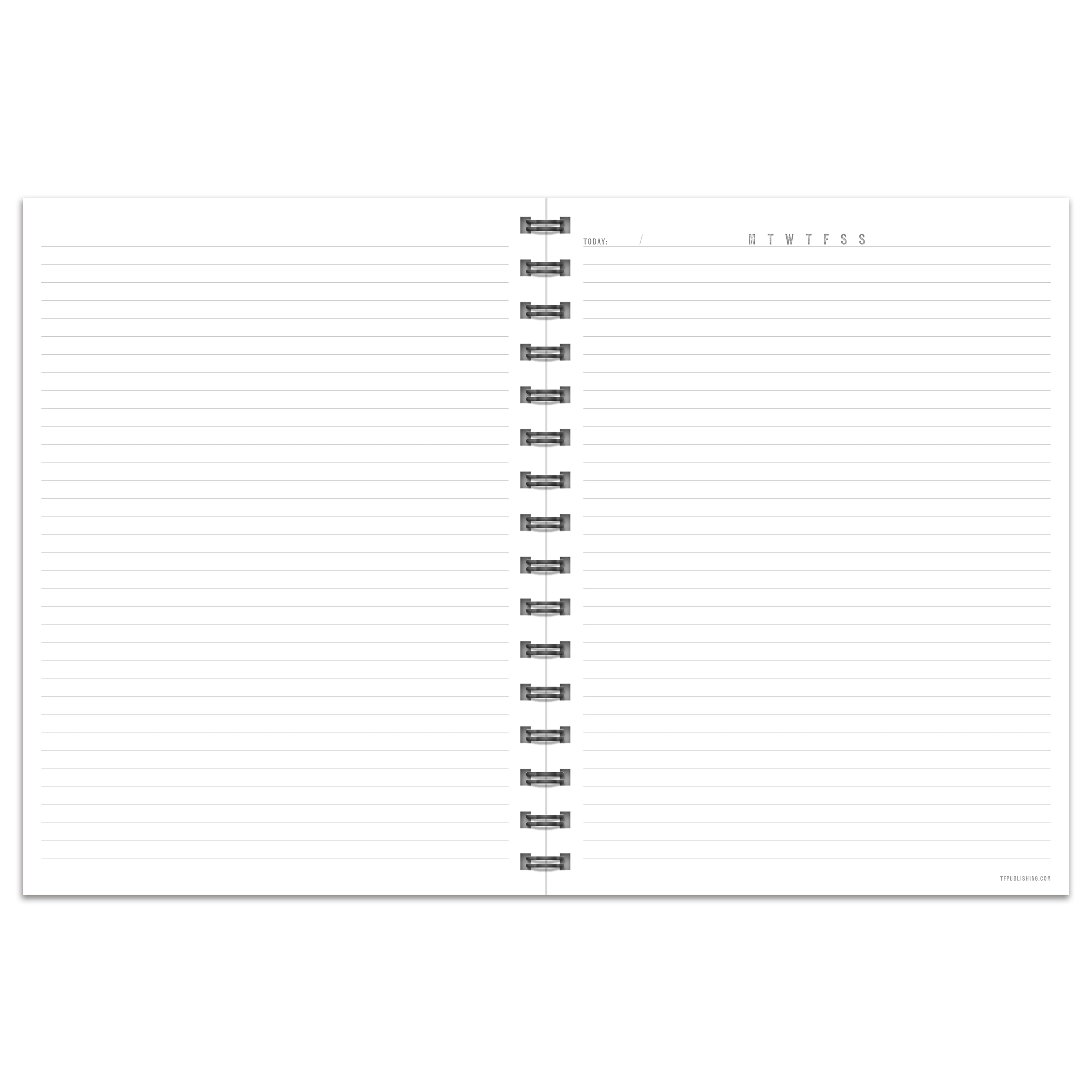 TF Publishing Wisconsin Green Plaid Journal