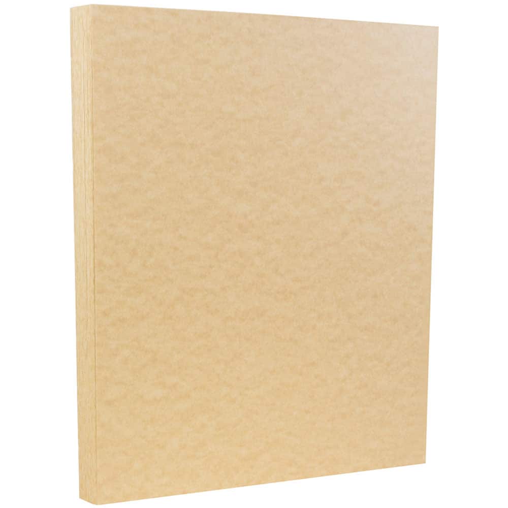 JAM Paper 8.5" x 11" Parchment Cardstock, 50 Sheets