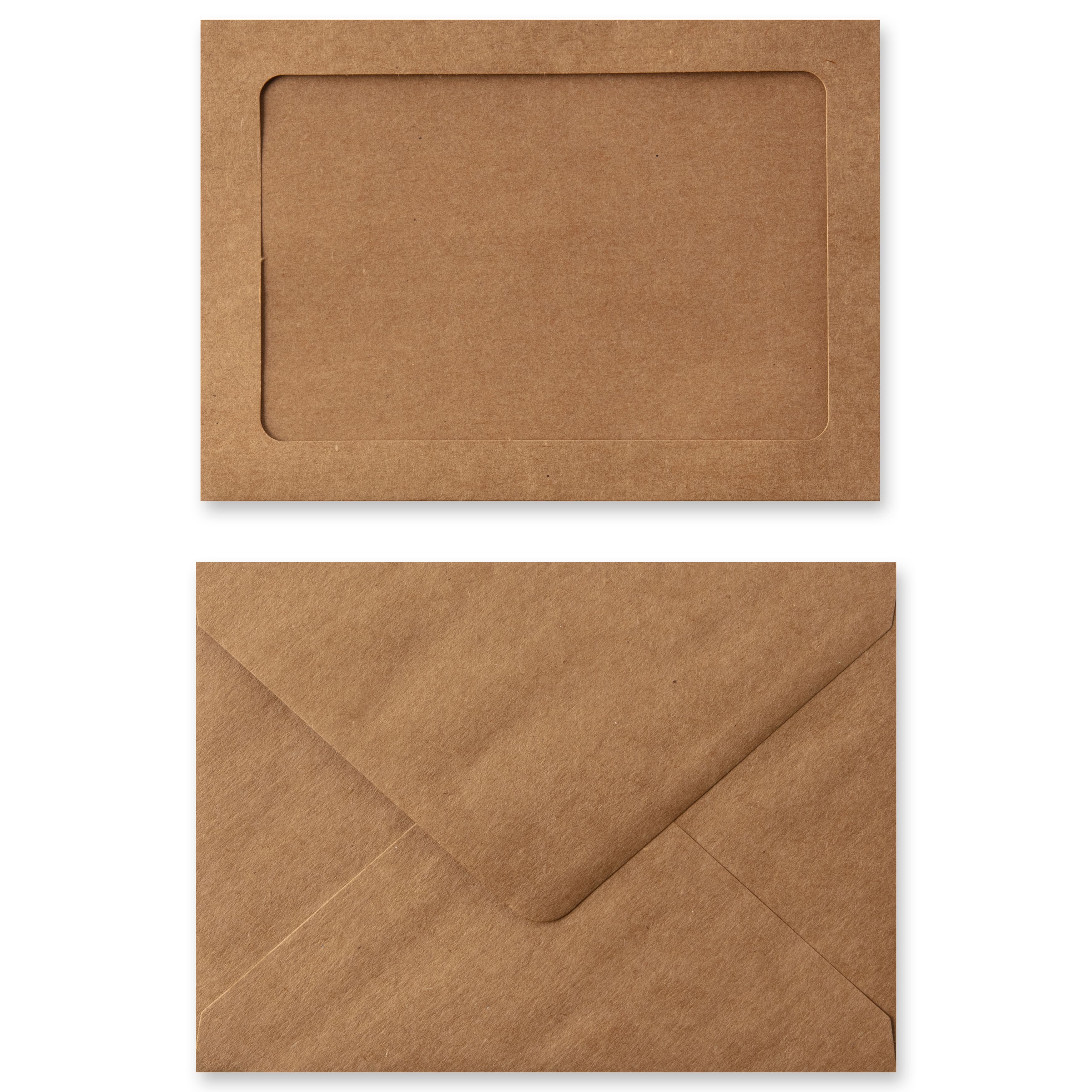 12 Packs: 10 ct. (120 total) 5&#x22; x 7&#x22; Kraft Frame Cards &#x26; Envelopes by Recollections&#x2122;