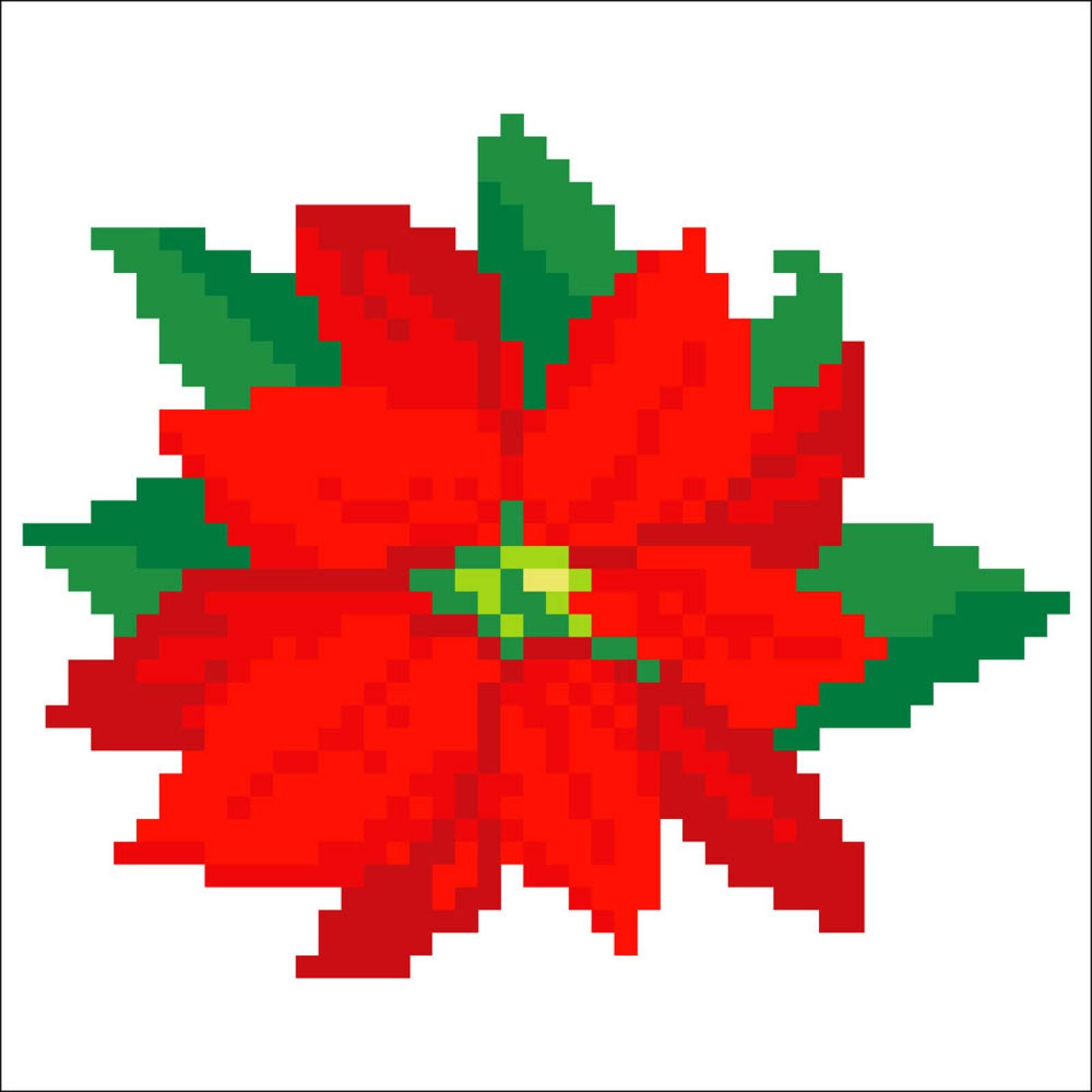 Diamond Dotz&#xAE; Beginner Poinsettia Decorative Mini Pillow Kit