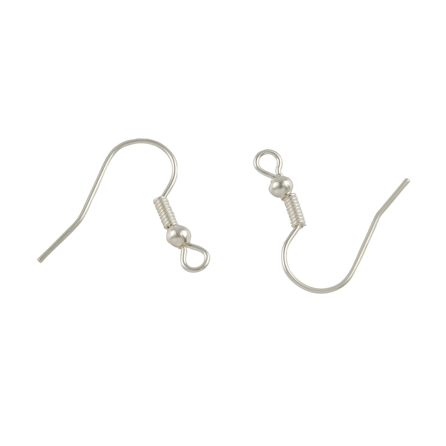12 Packs: 120 ct. (1,440 total) 10mm Fish Hooks with Coil by Bead Landing™