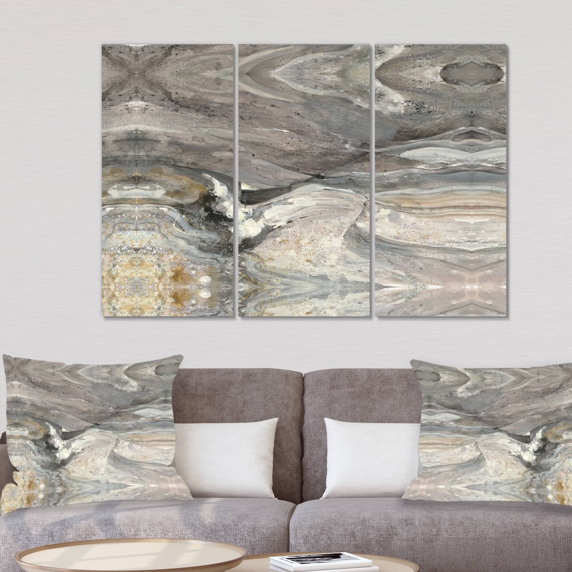 Designart - Natural earth tone - Modern Premium Canvas Wall Art