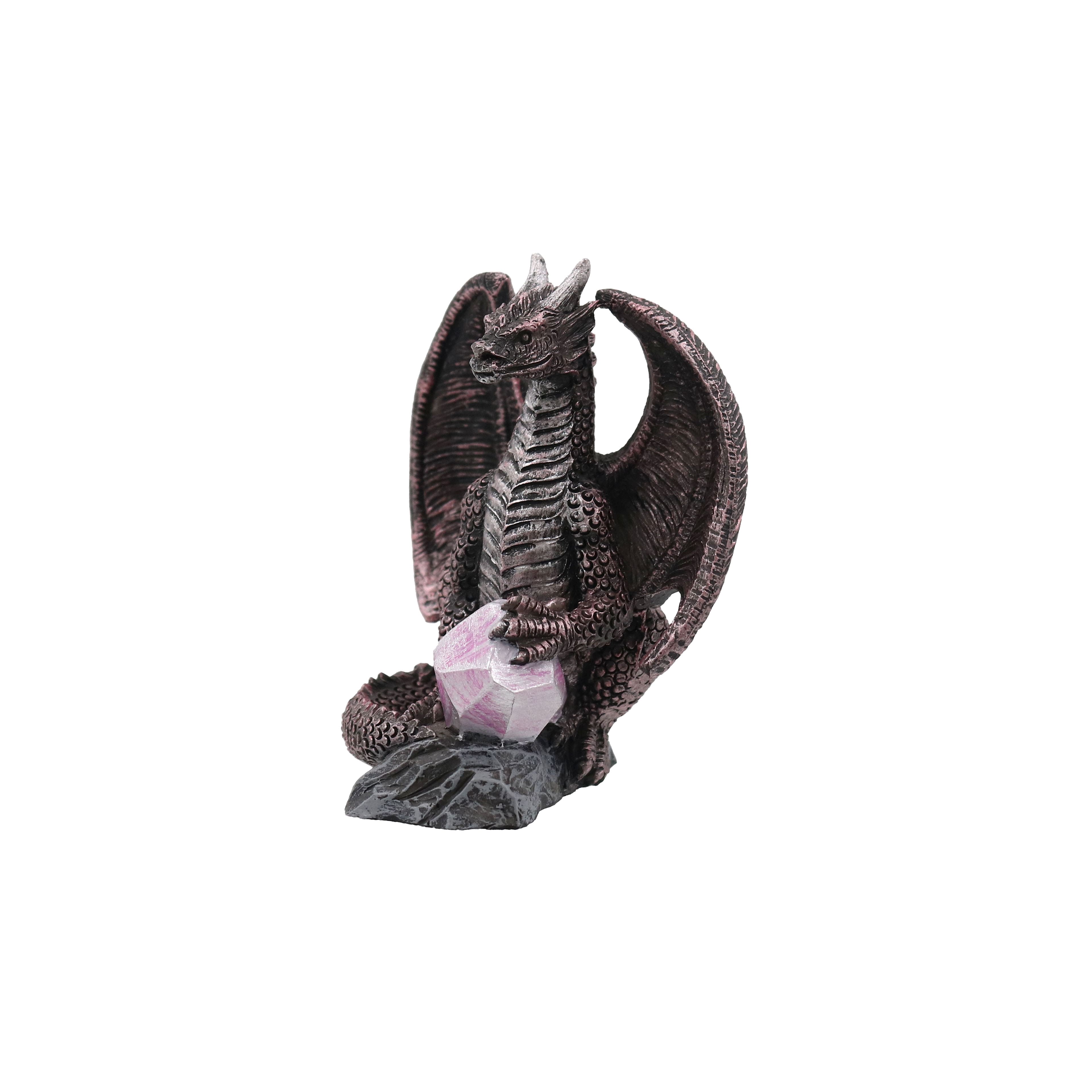 Mini Pink &#x26; Black Dragon with Crystal by Ashland&#xAE;