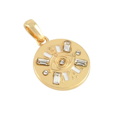 Gold Evil Eye Pendant by Bead Landing™ image