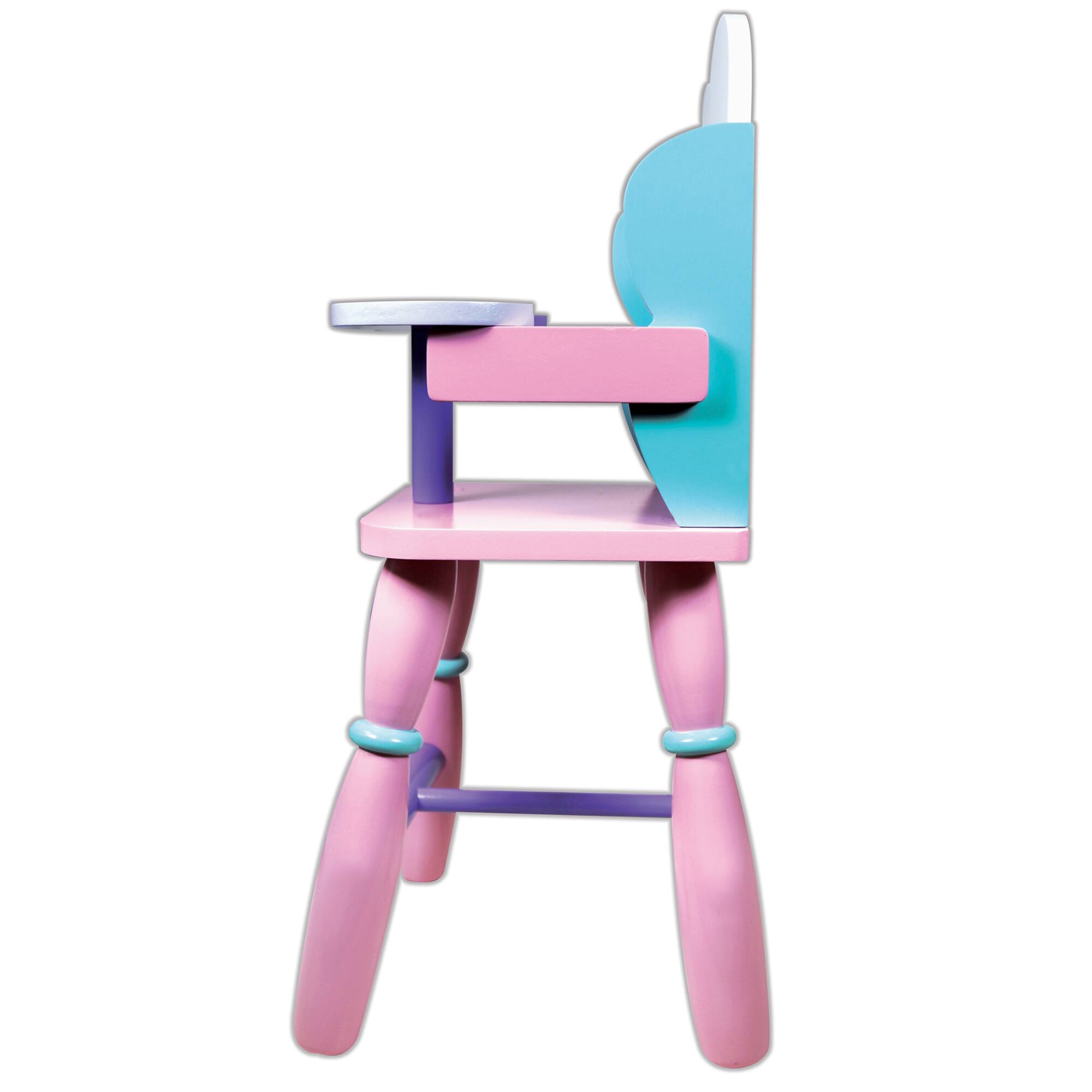 Lissi Dolls Wooden Baby Doll High Chair