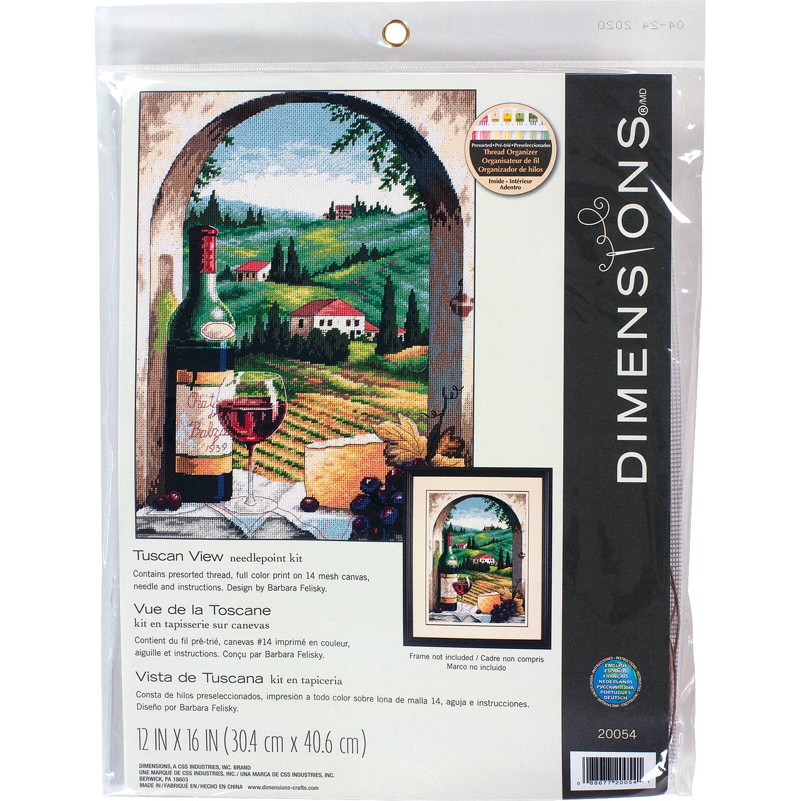 Dimensions&#xAE; Tuscan View Needlepoint Kit