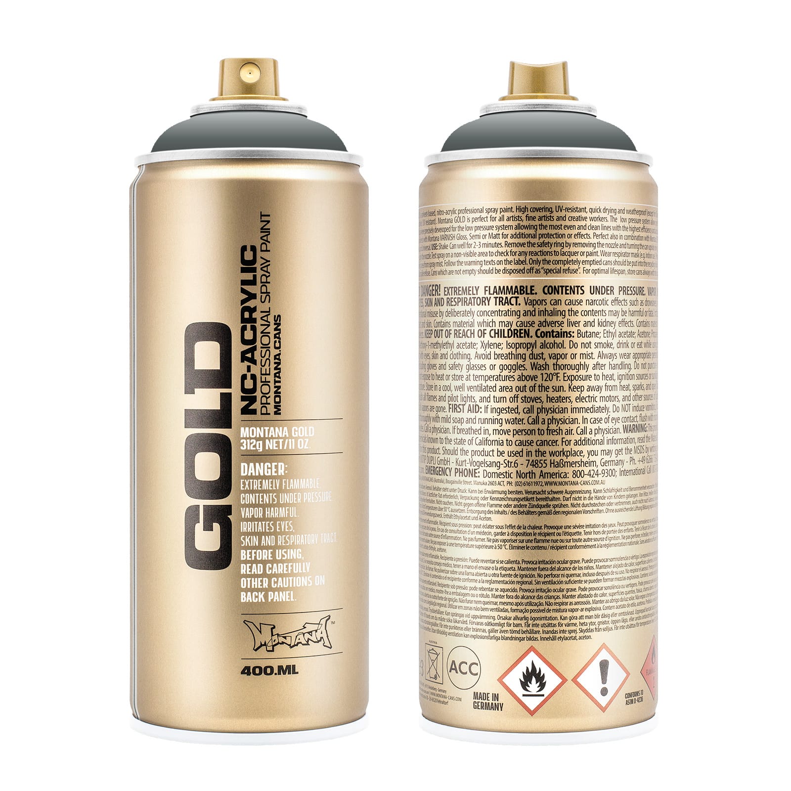 Montana&#x2122; Gold Acrylic Professional Spray Paint