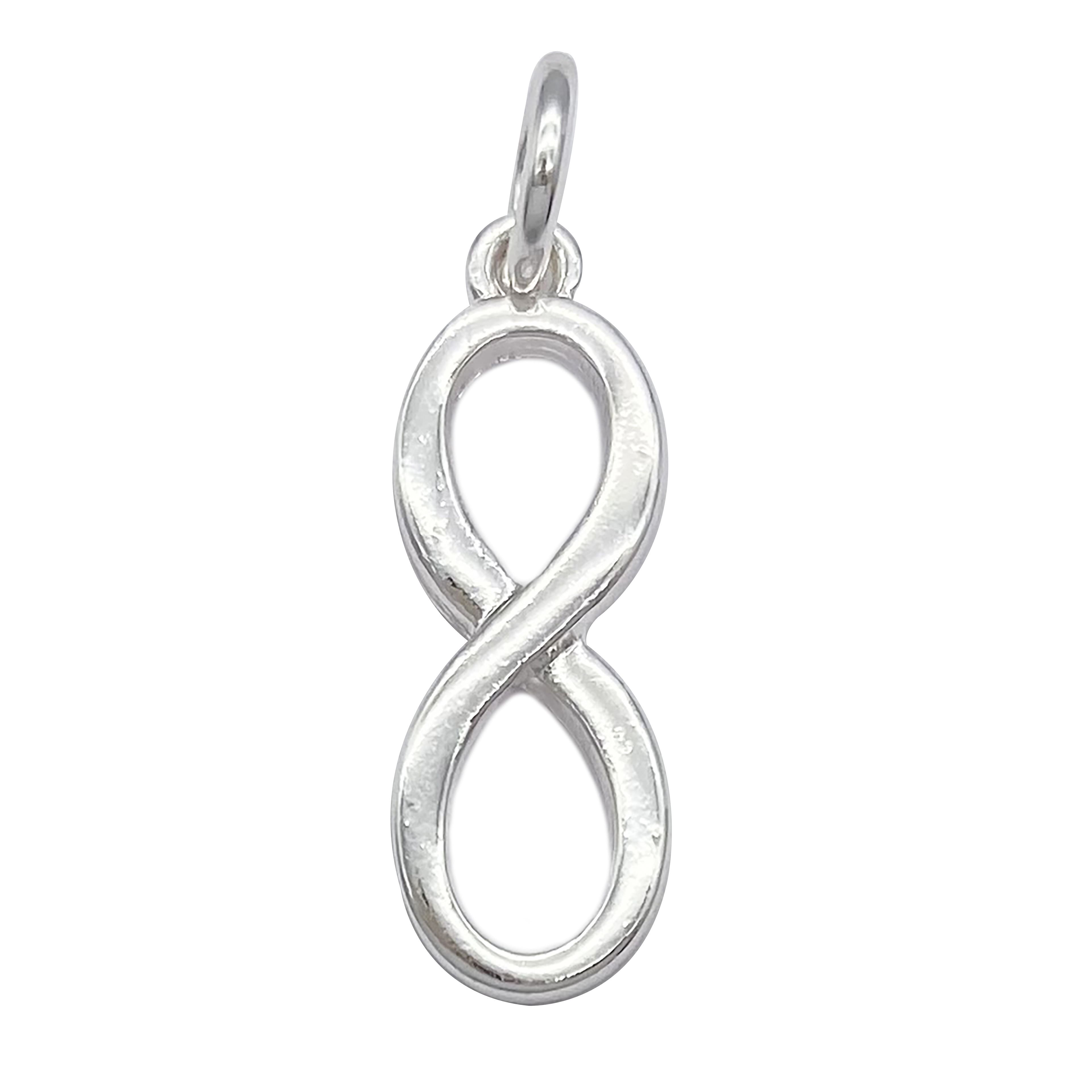 Silver Plated Infinity Charm by Bead Landing&#x2122;
