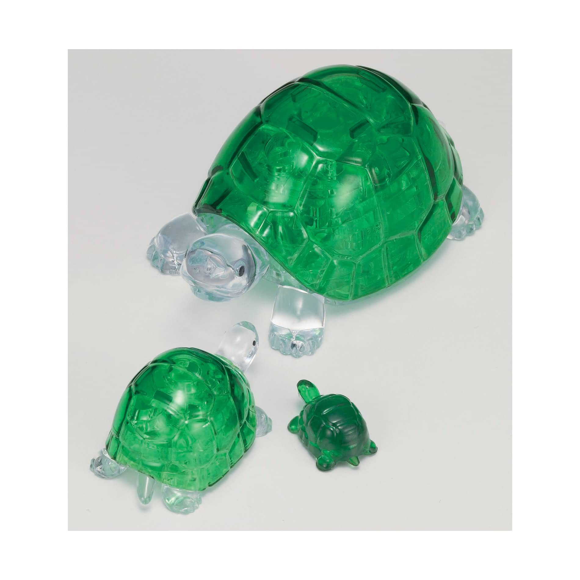 BePuzzled&#xAE; Original 3D Crystal Puzzle&#x2122; Turtles 37 Piece Puzzle