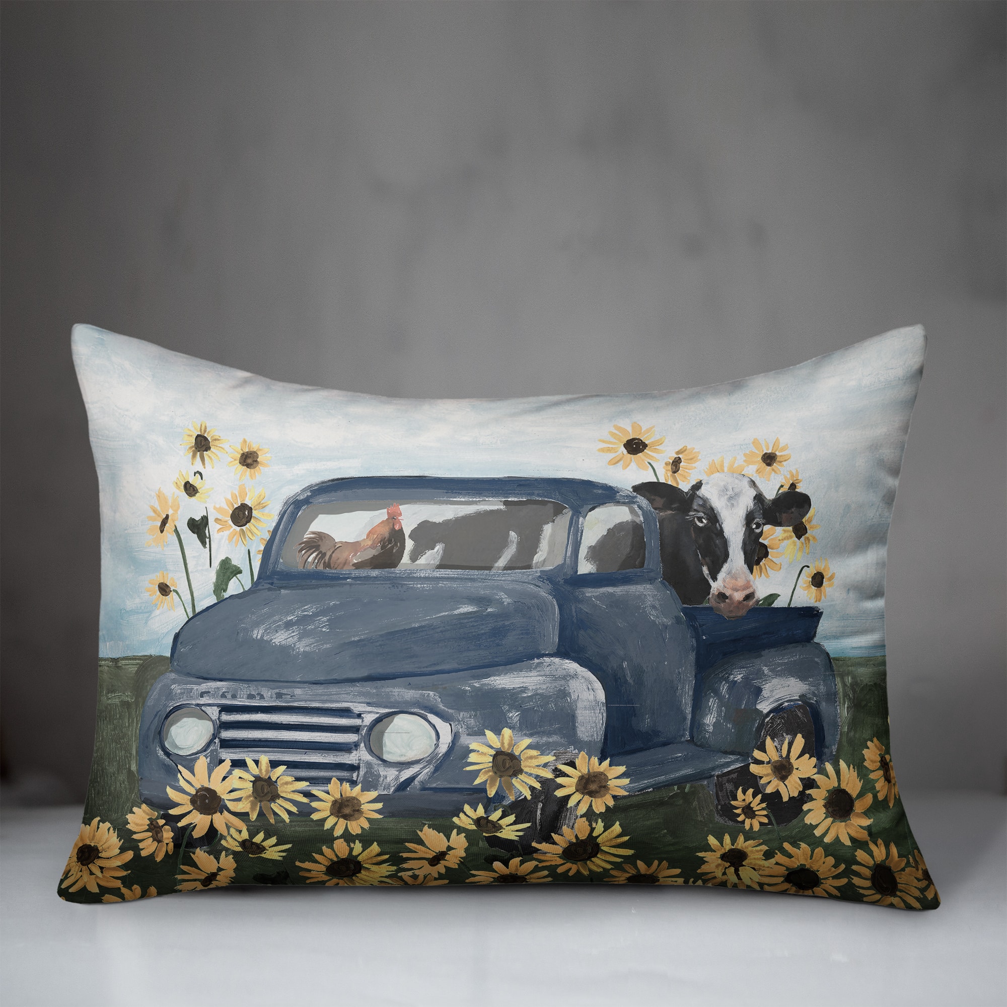 Farmhouse Animals 20" x 14" Indoor/Outdoor Pillow