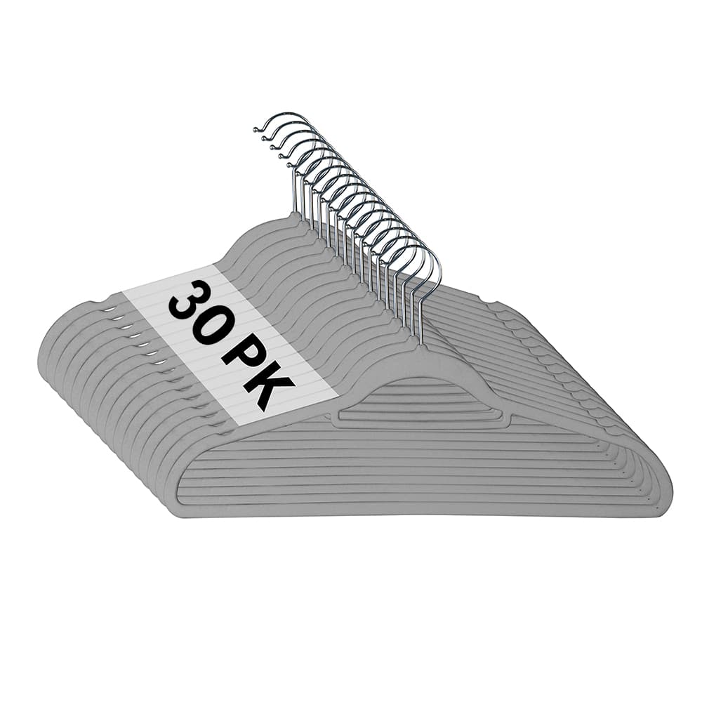 Isaac Mizrahi 17.75&#x22; Pack of Velvet Hangers