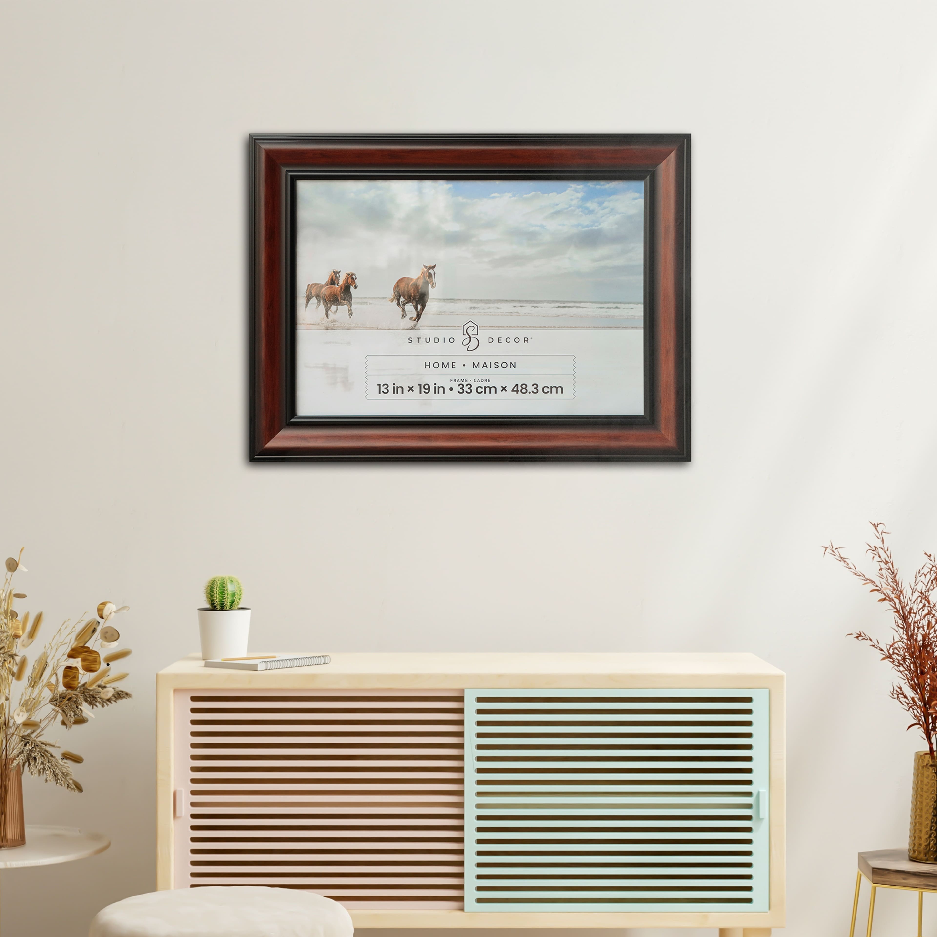 6 Pack: Home Brown & Black Wood Grain Frame by Studio Décor®