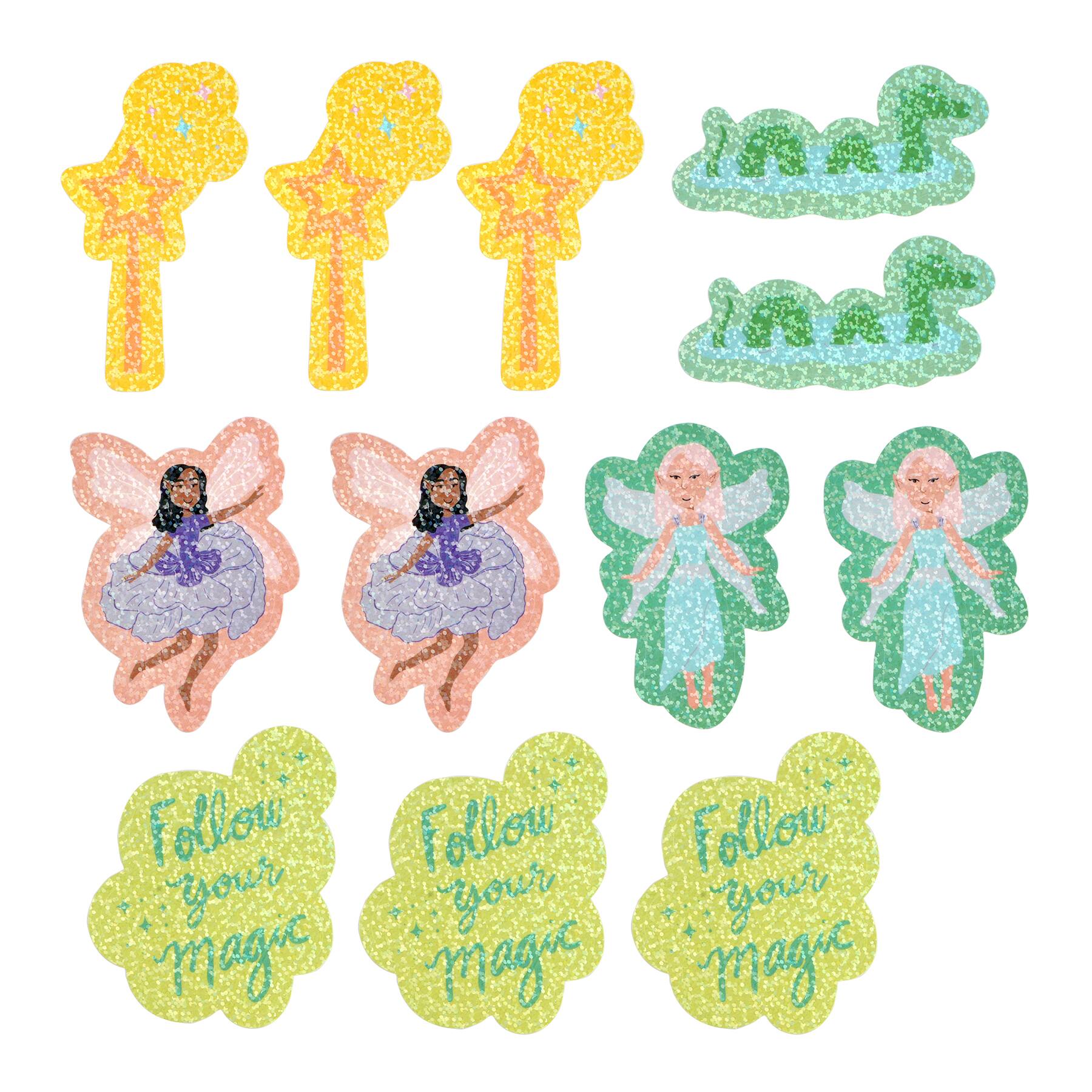 Fantasy Vinyl Glitter Sticker Value Pack by Creatology&#x2122;