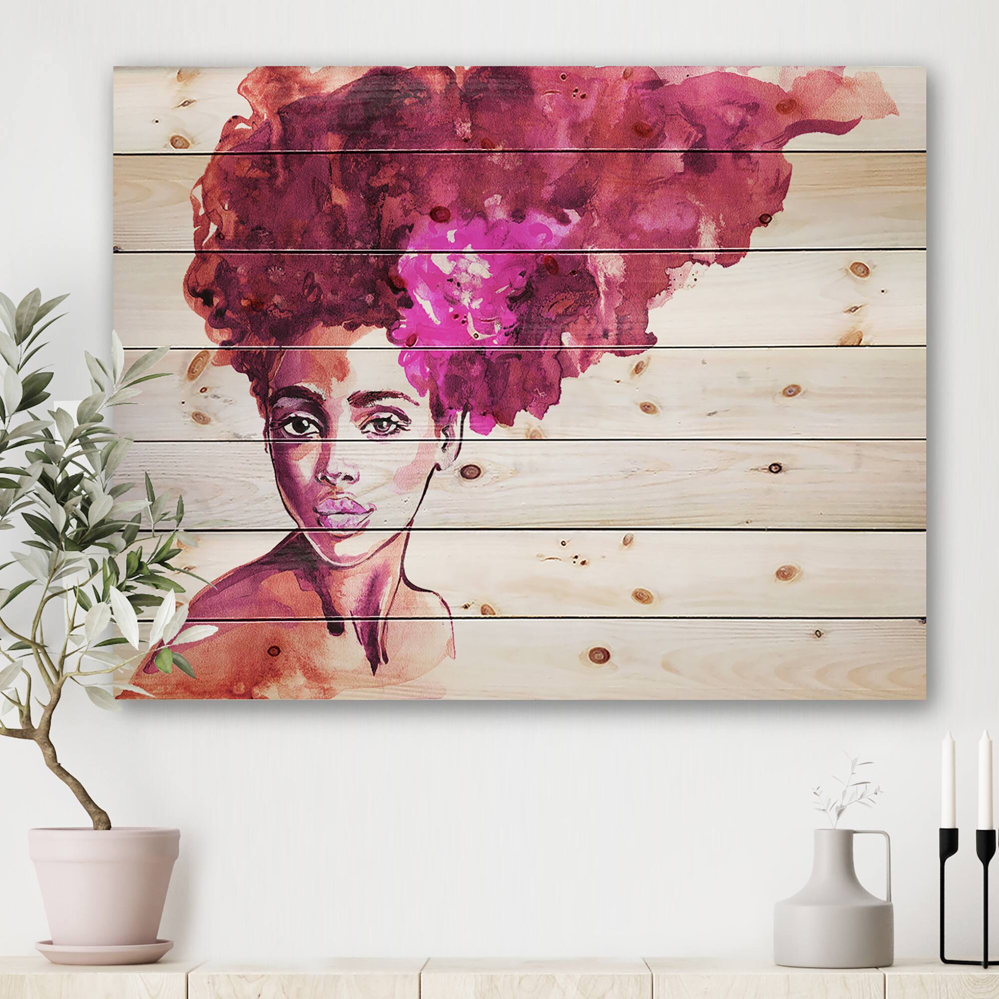 Designart - Portrait of African American Woman VI