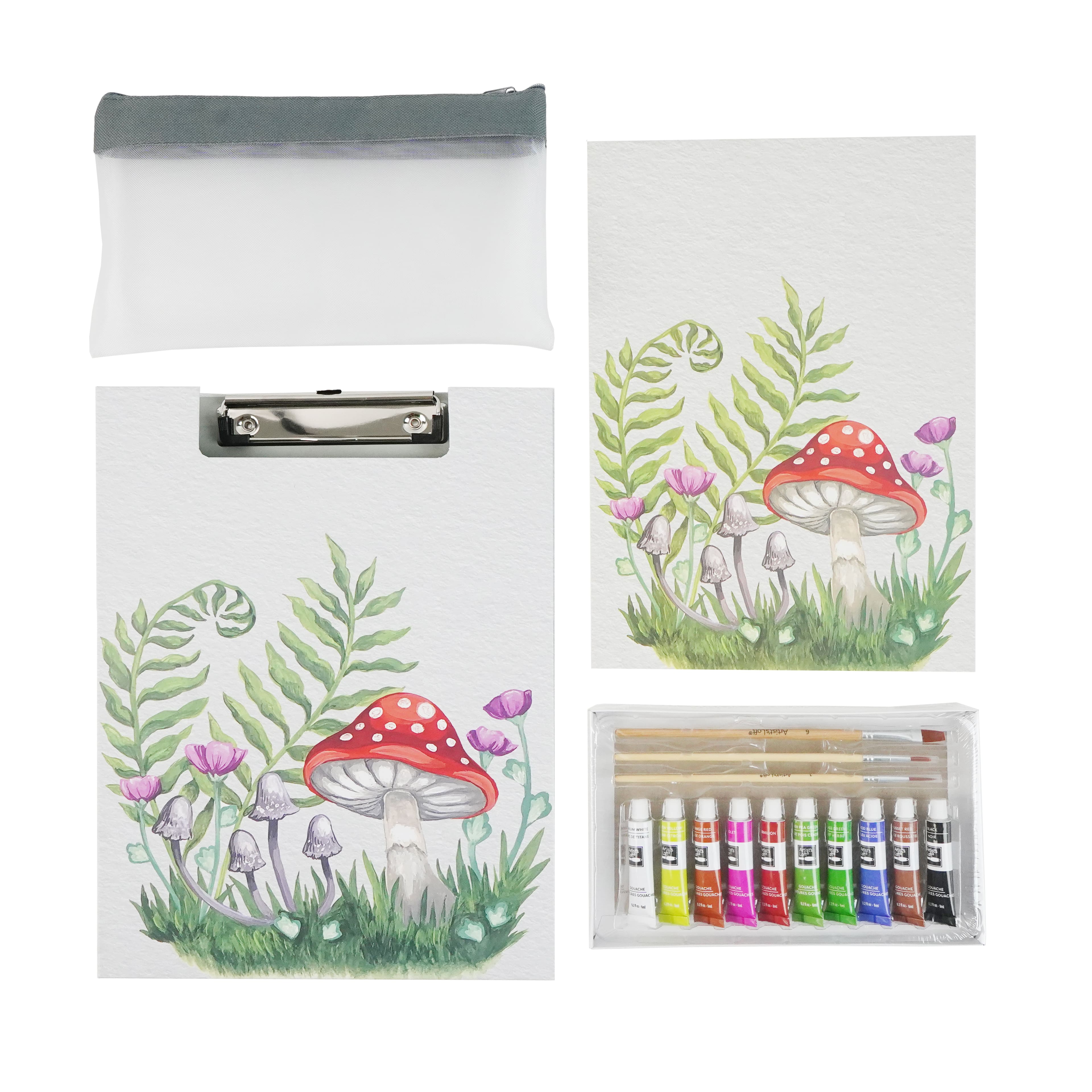 Plants Gouache Painting Book Kit by Artist's Loft®