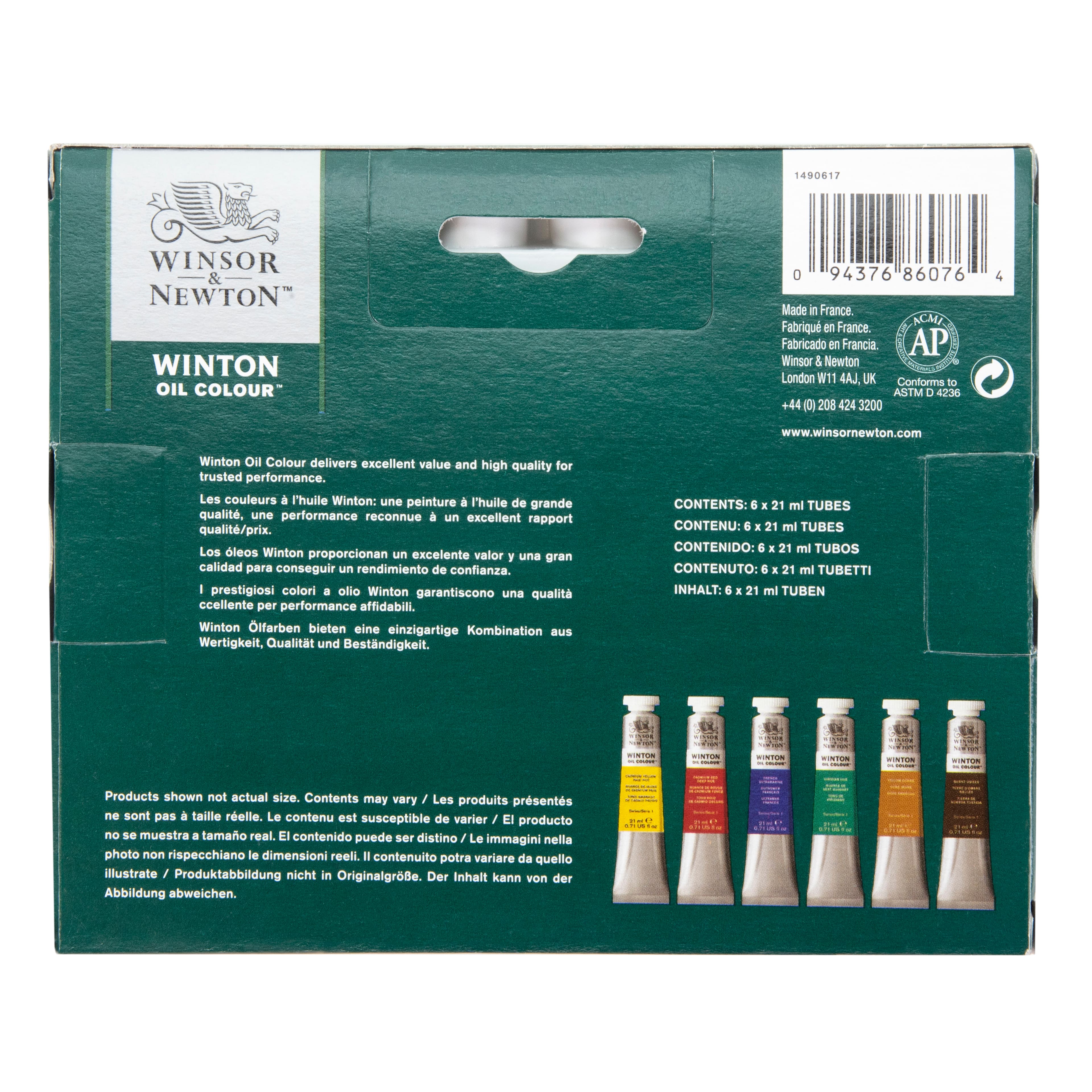 Winsor &#x26; Newton&#x2122; Winton Oil Colour&#x2122; 6 Color Intro Set