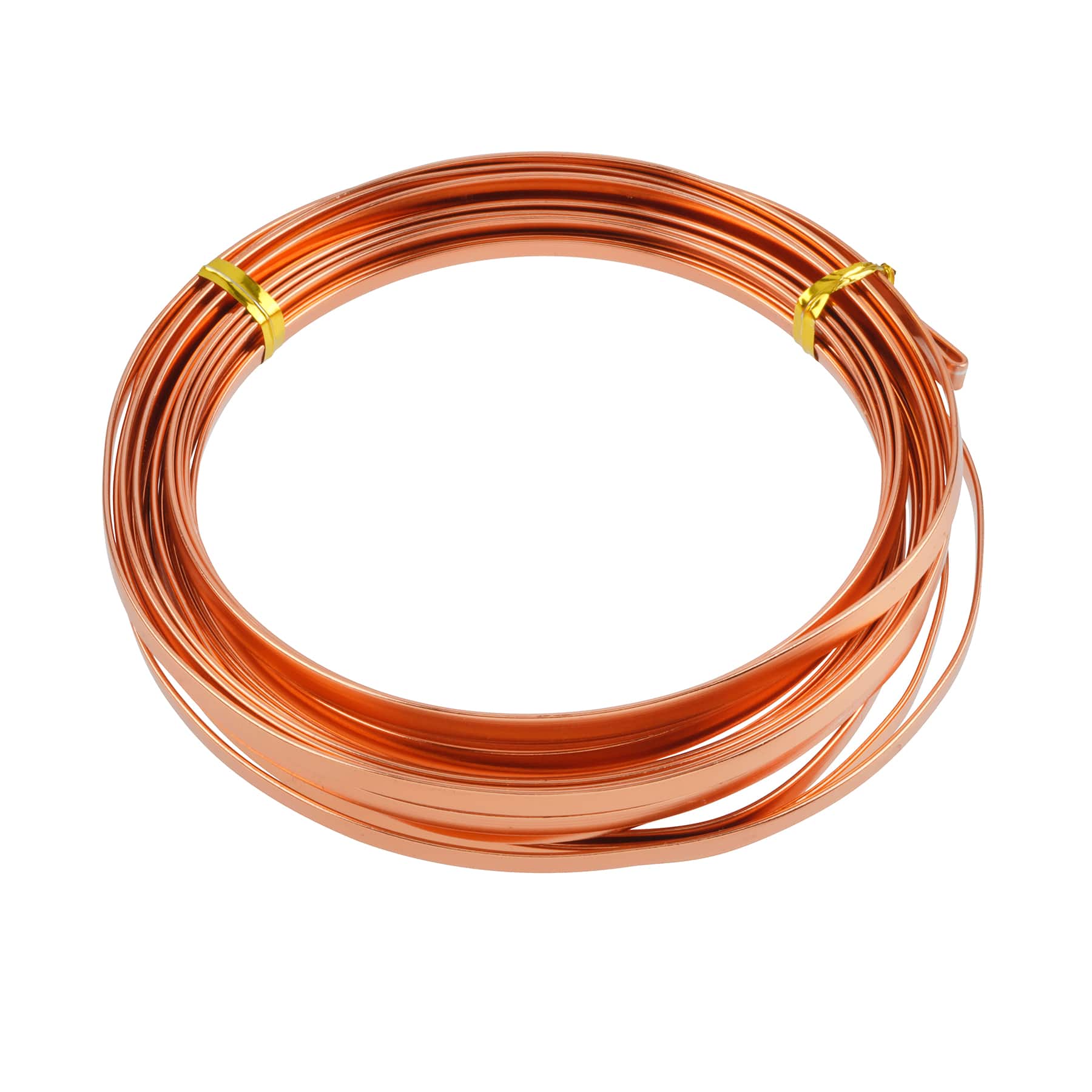 Wholesale BENECREAT 19.7 Feet 5mm Wide Copper Flat Bezel Wire 