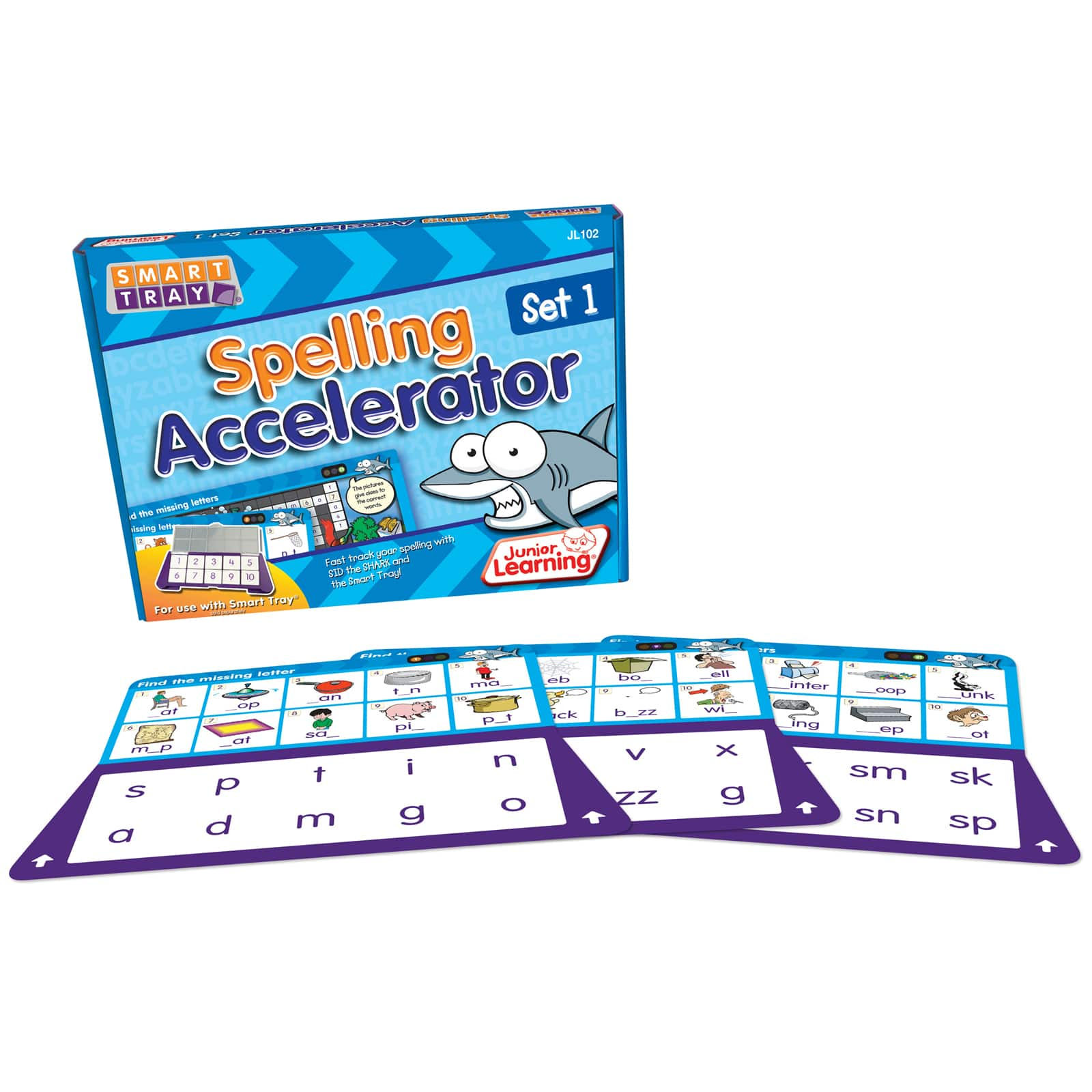 Junior Learning&#xAE; Smart Tray&#xAE; Spelling Accelerator Set 1