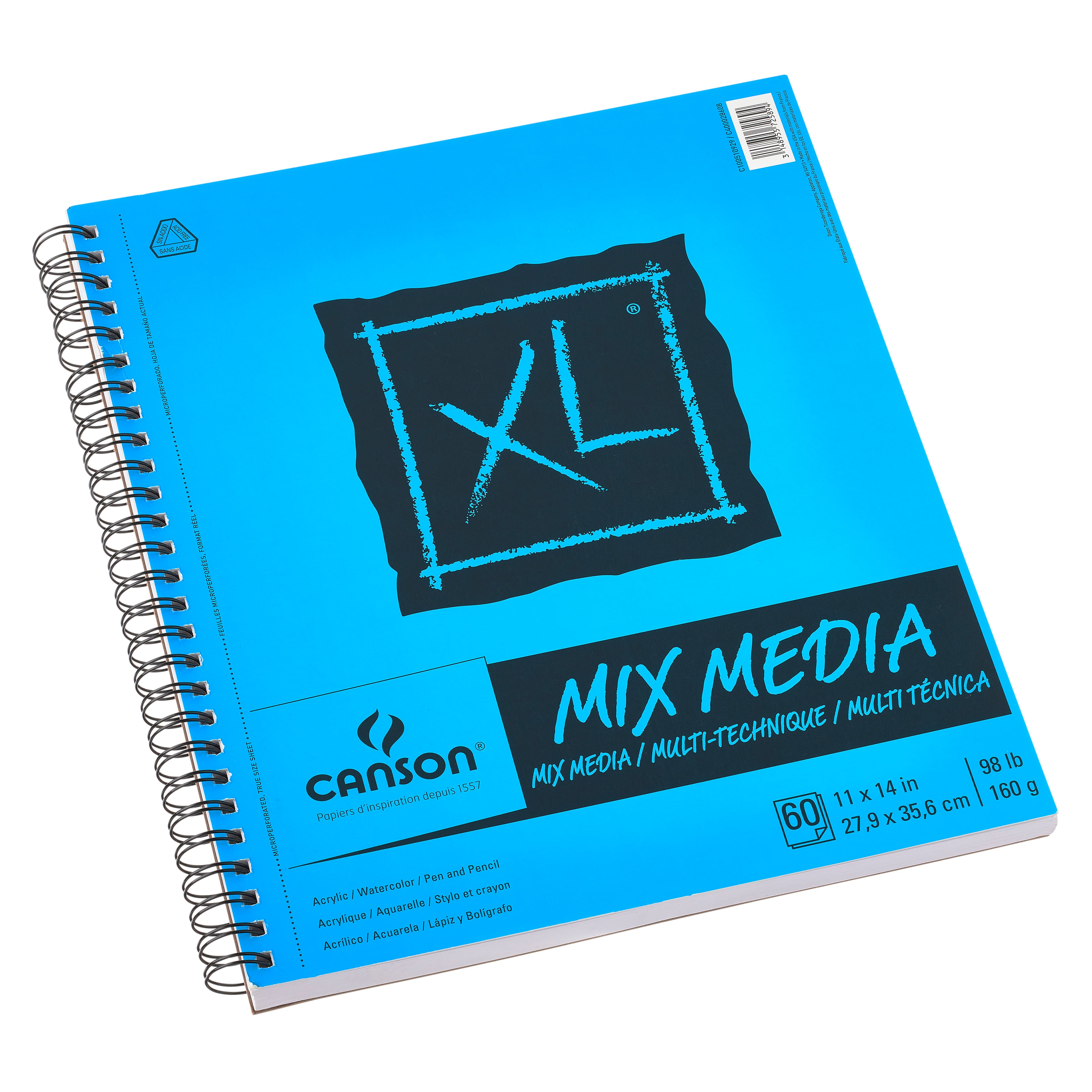 Canson XL Mix Media Sketchbook 9x12