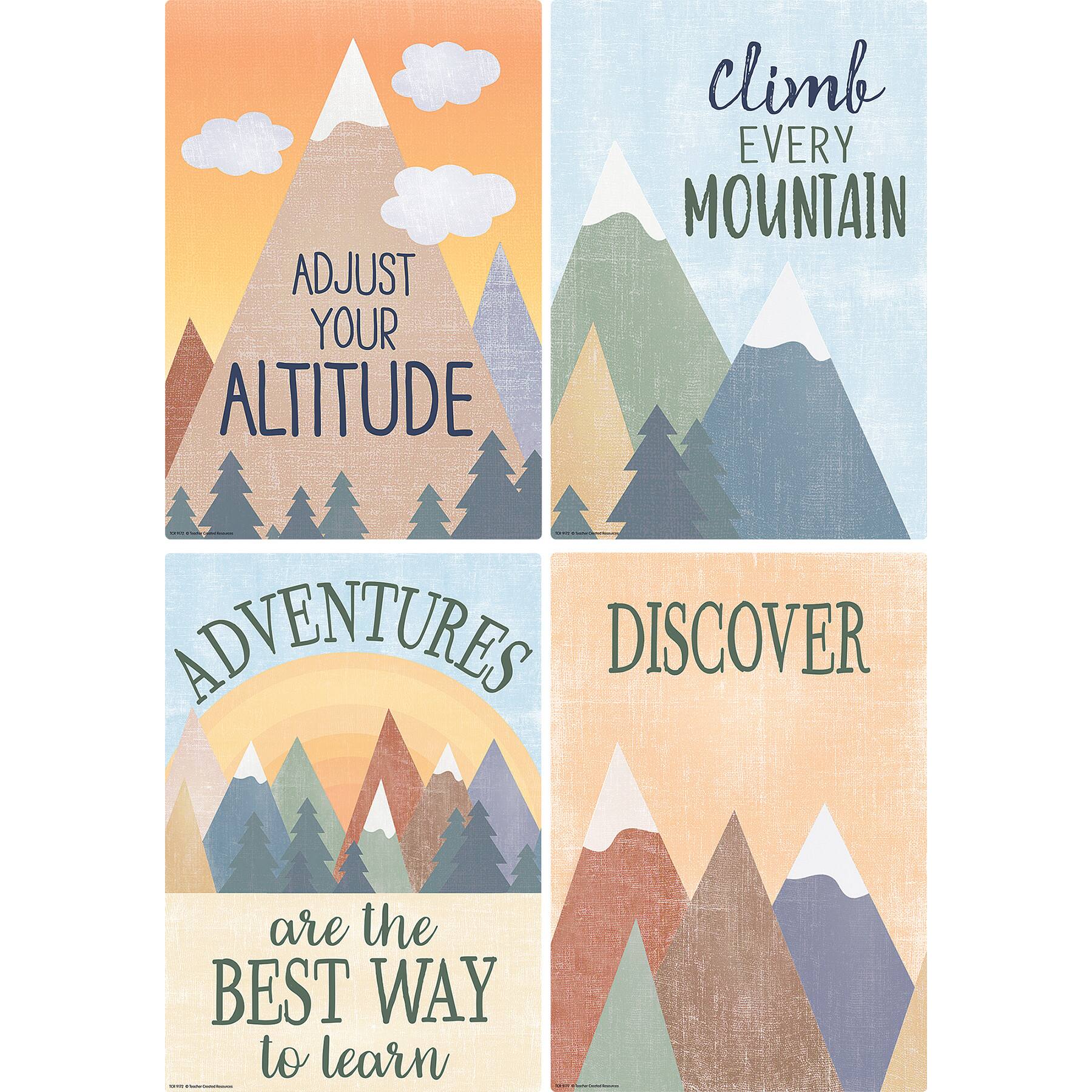 Teacher Created Resources® Moving Mountains Small Posters set