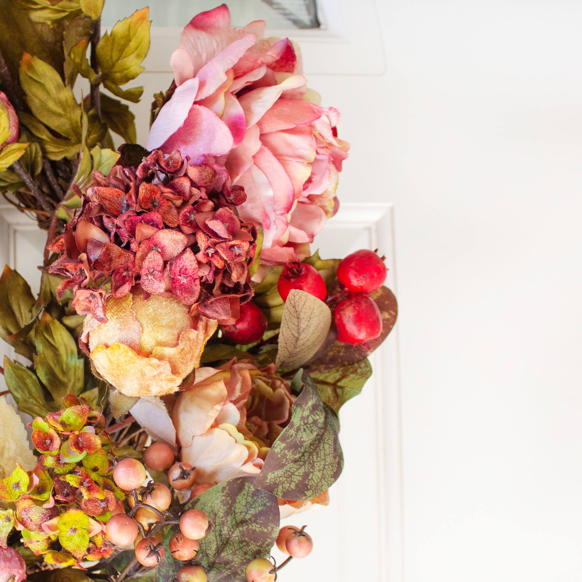 24&#x22; Peony &#x26; Hydrangea Wreath