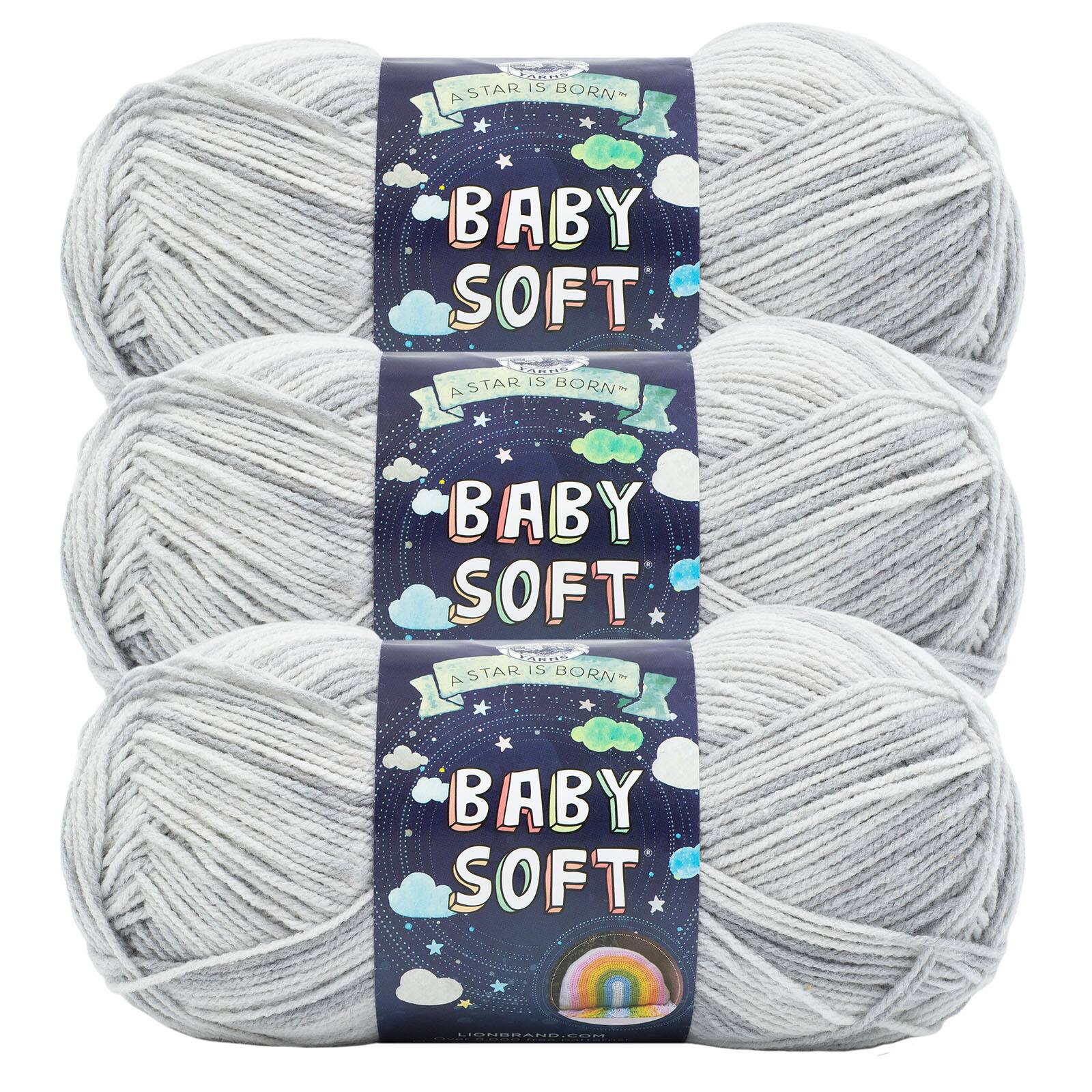3 Pack Lion Brand® Baby Soft® Variegates Yarn