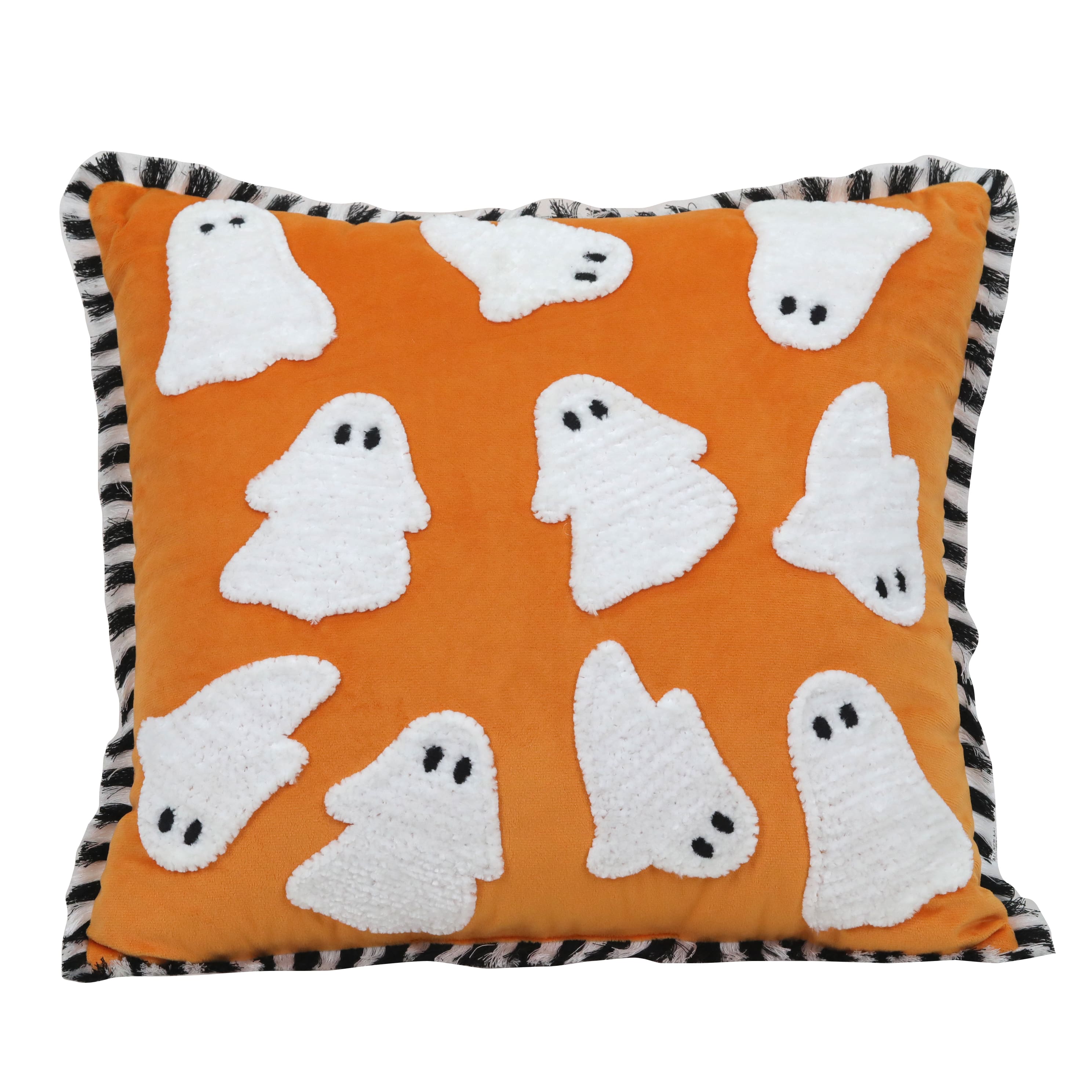 16&#x22; Orange Ghost Accent Pillow by Ashland&#xAE;
