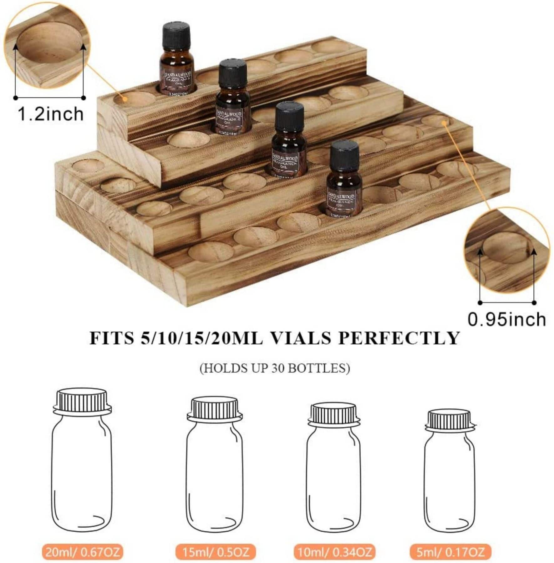 NEX&#x2122; Essential Oils 4-Tier Storage Holder