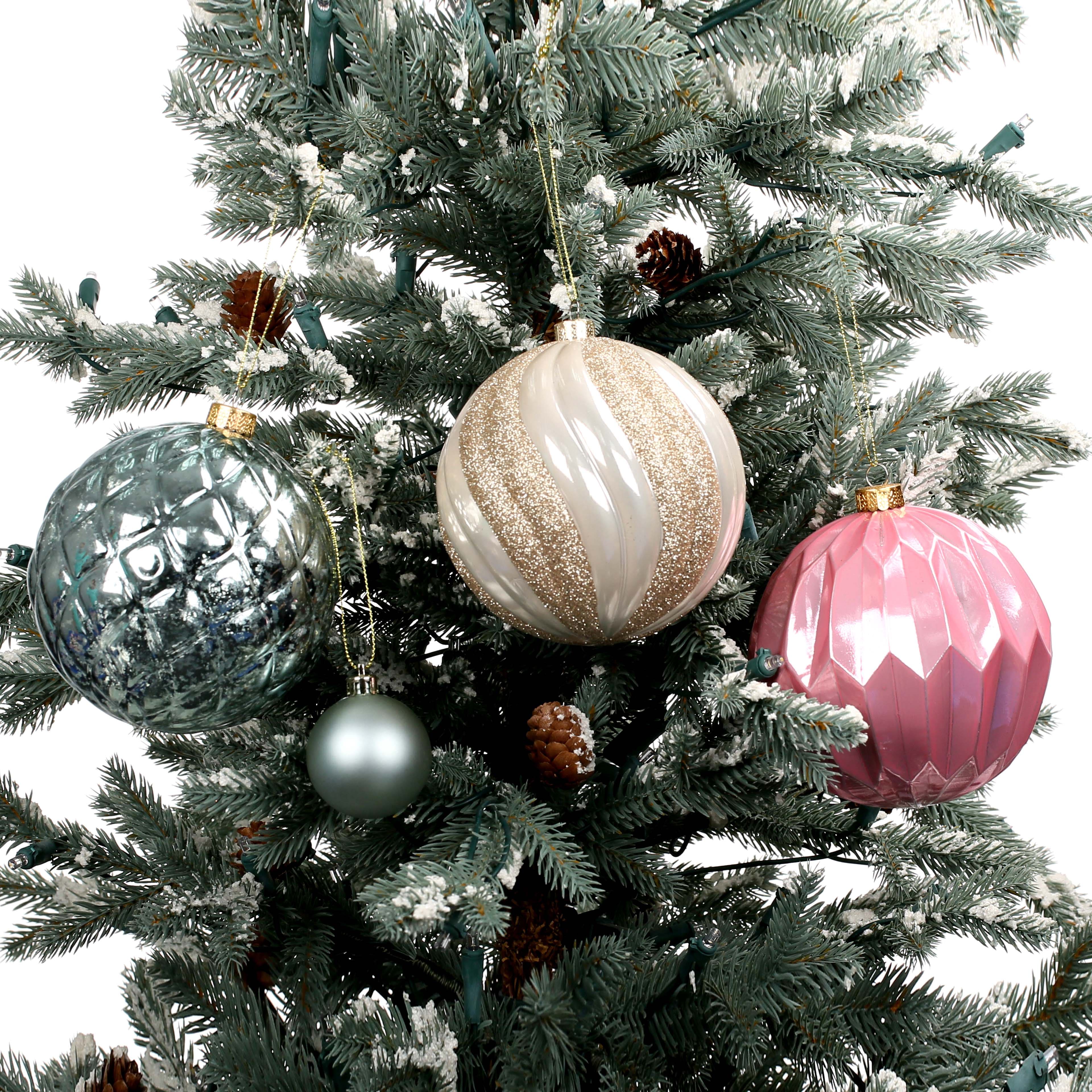 44 Pack Pink, Champagne &#x26; Cream Shatterproof Ball Ornaments by Ashland&#xAE;