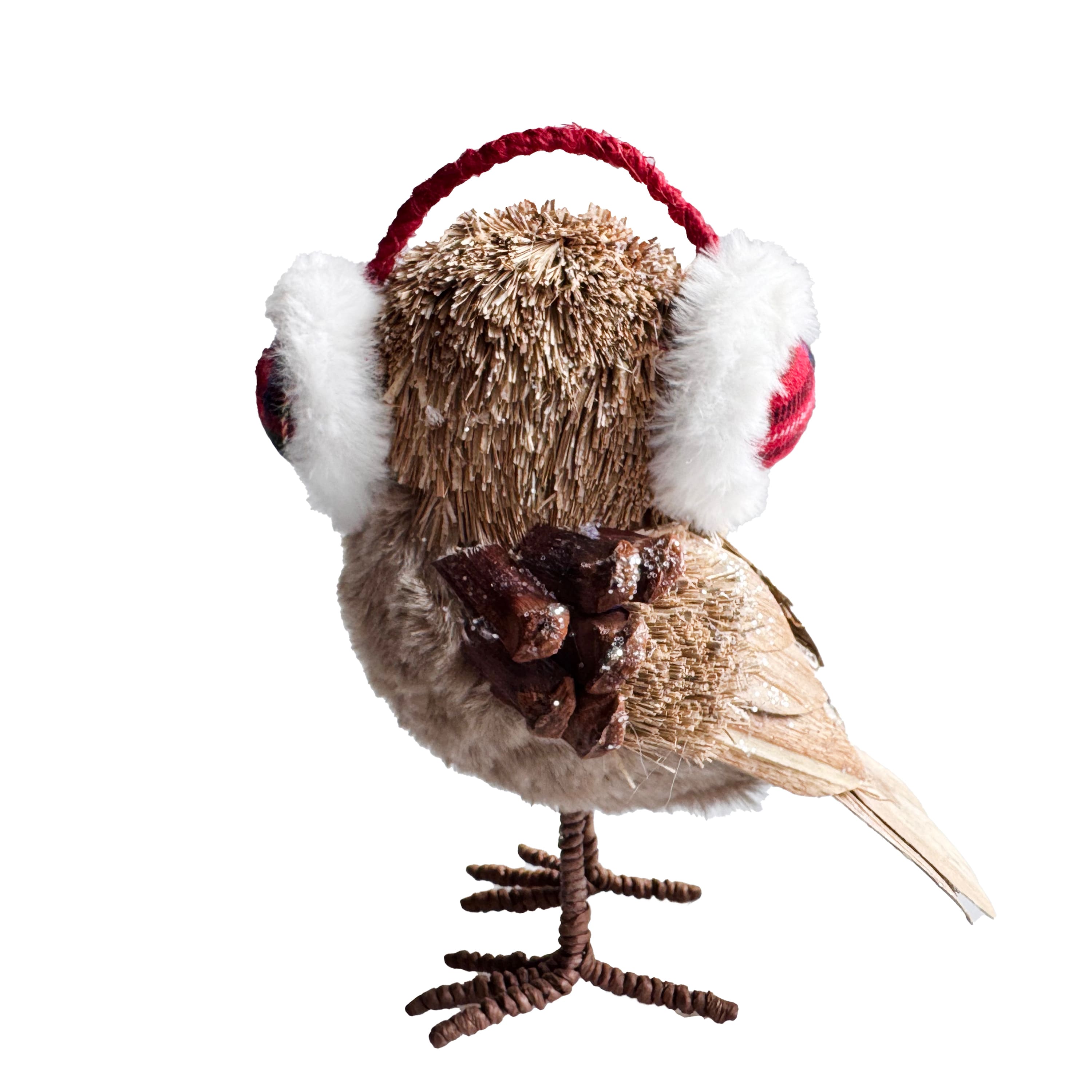 7.5" Owl with Earmuffs Natural Décor by Ashland®