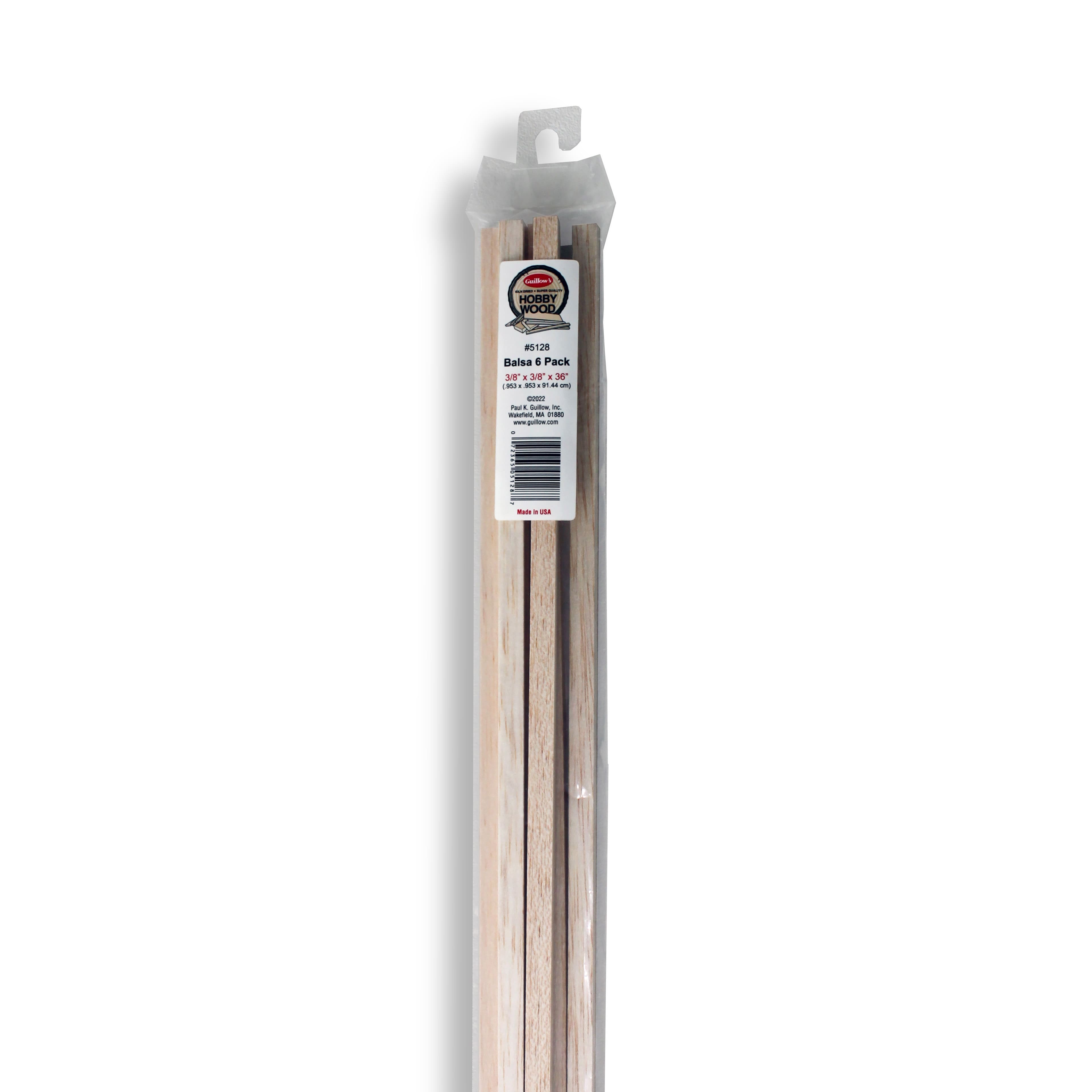 Guillow&#x27;s 36&#x22; Balsa Wood Square Dowels