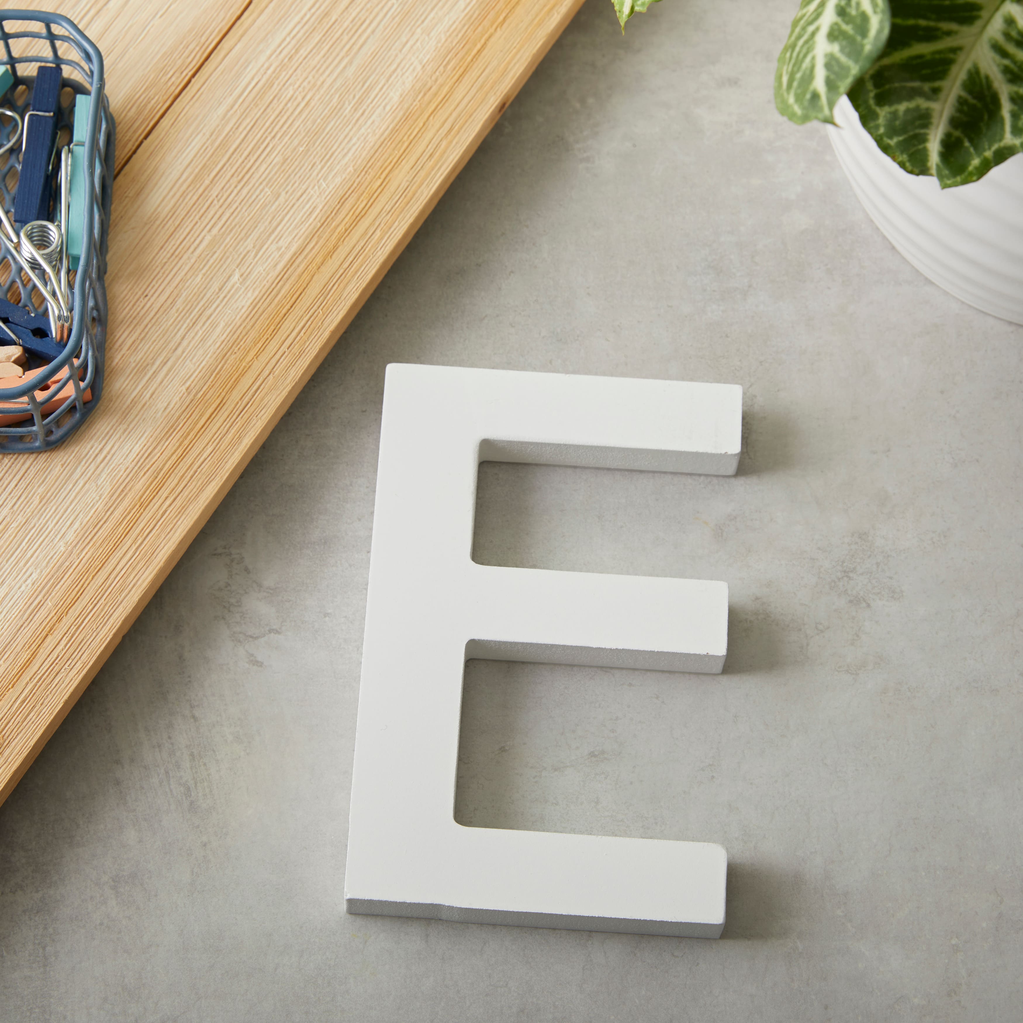 5.5&#x22; White MDF Letter by Make Market&#xAE;