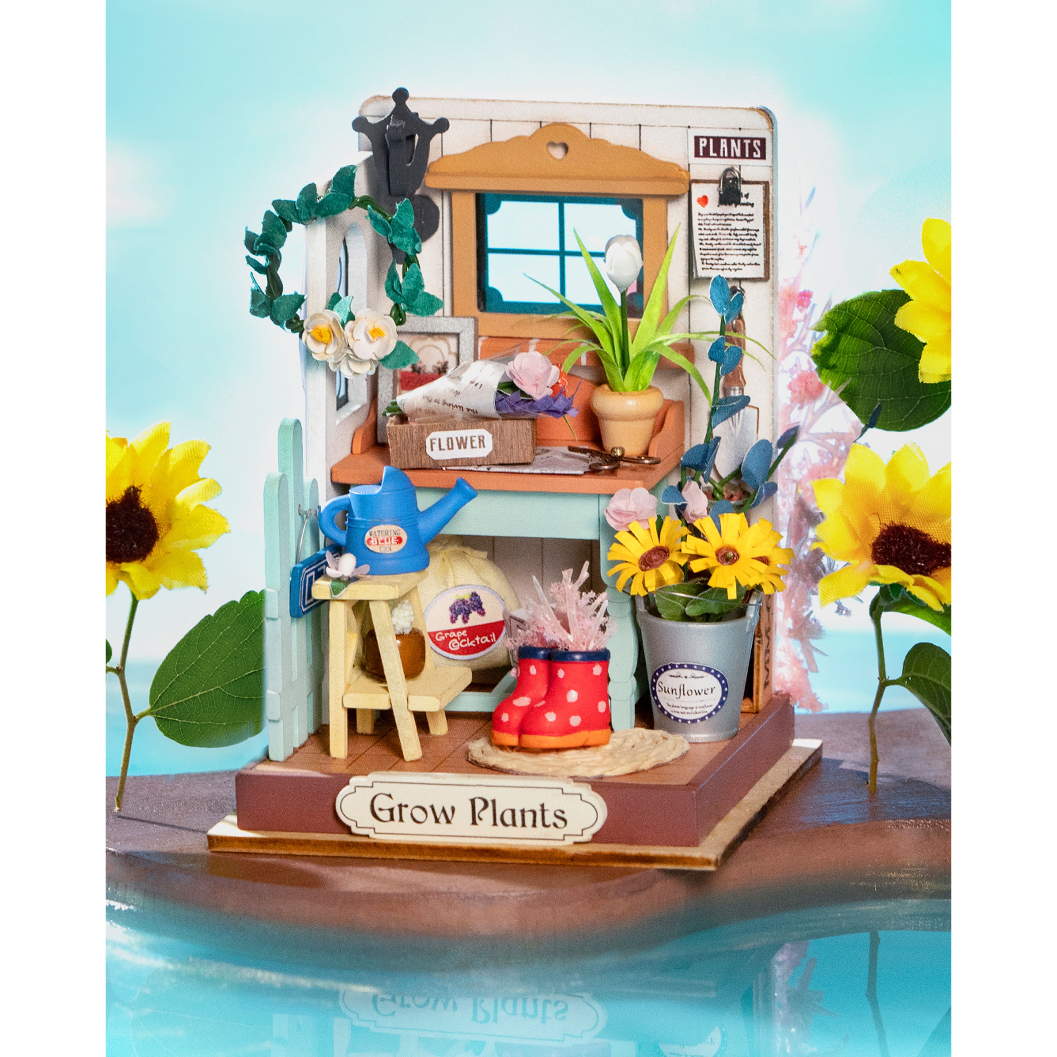 Rolife Dreaming Terrace Garden DIY Miniature Kit