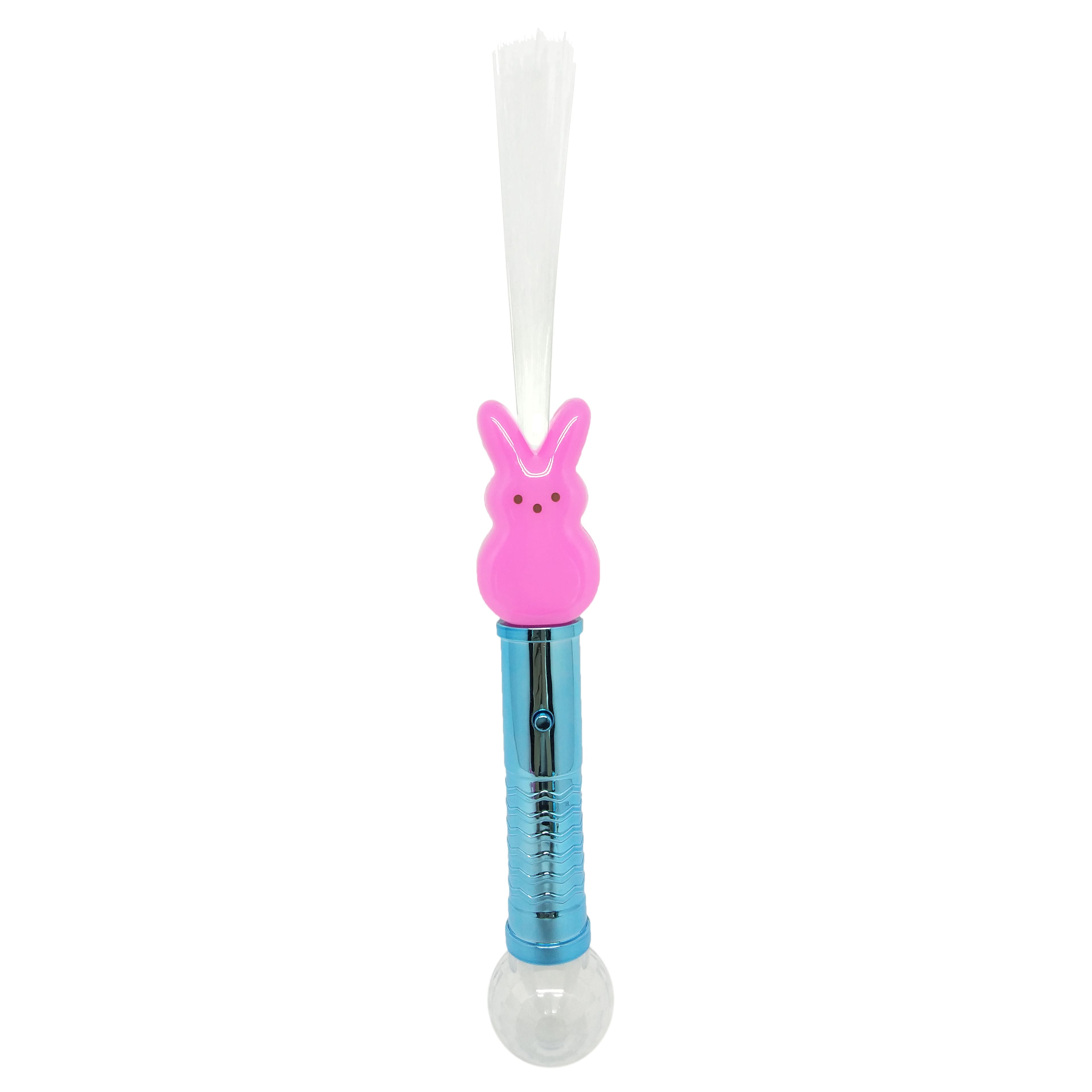 PEEPS&#xAE; Pink Bunny Light Up Fiber Optic Stick