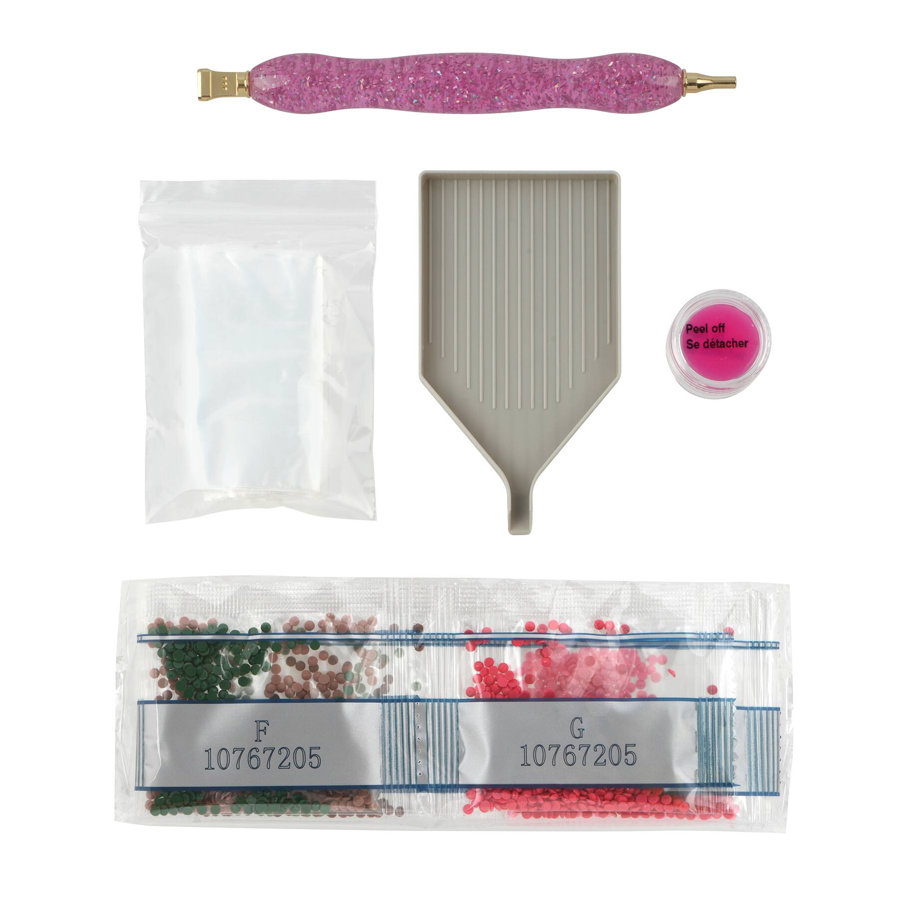 Pink Boot Wood Plank Diamond Art Kit by Make Market&#xAE;