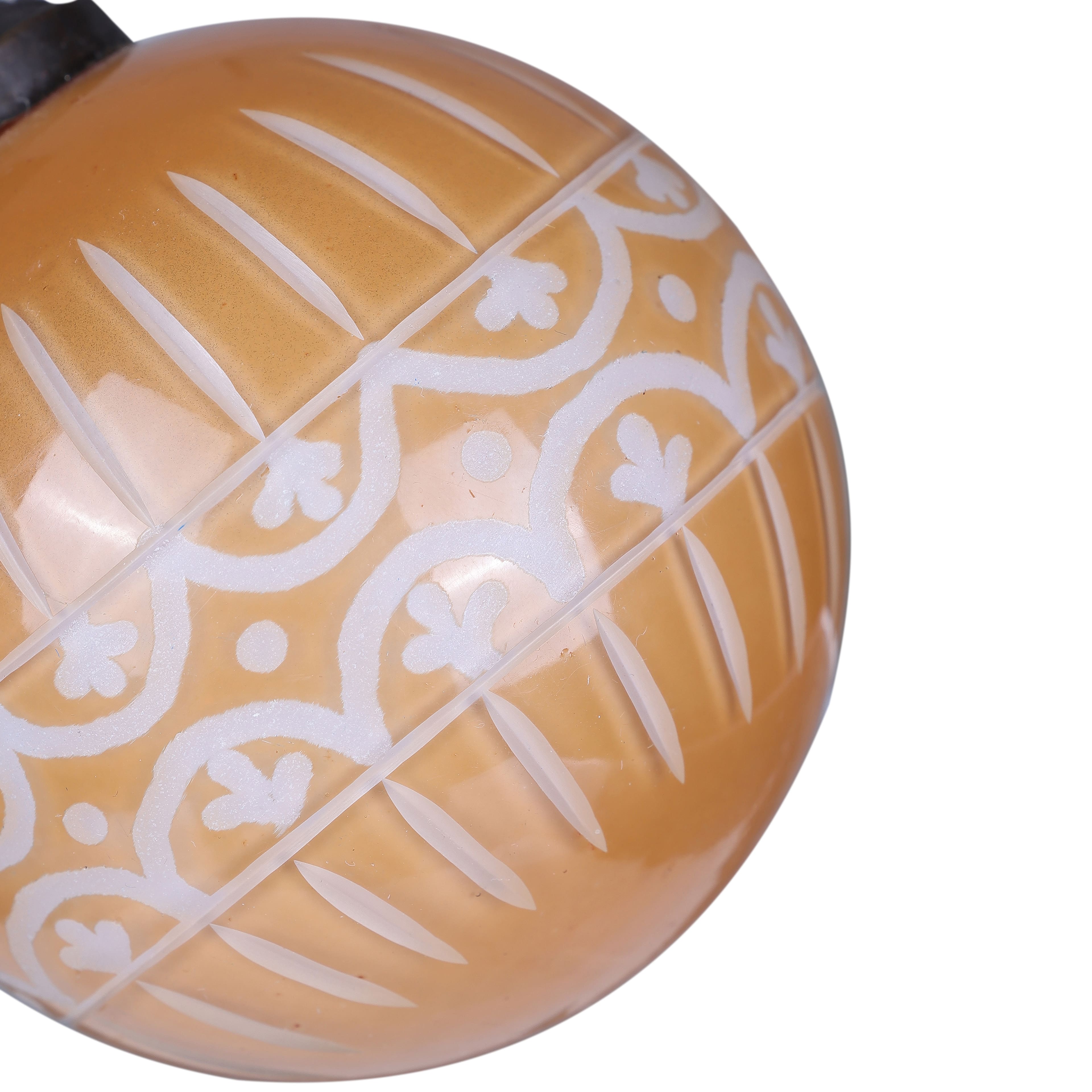 3&#x22; Light Brown Gingerbread Forest Glass Ball Ornament by Ashland&#xAE;