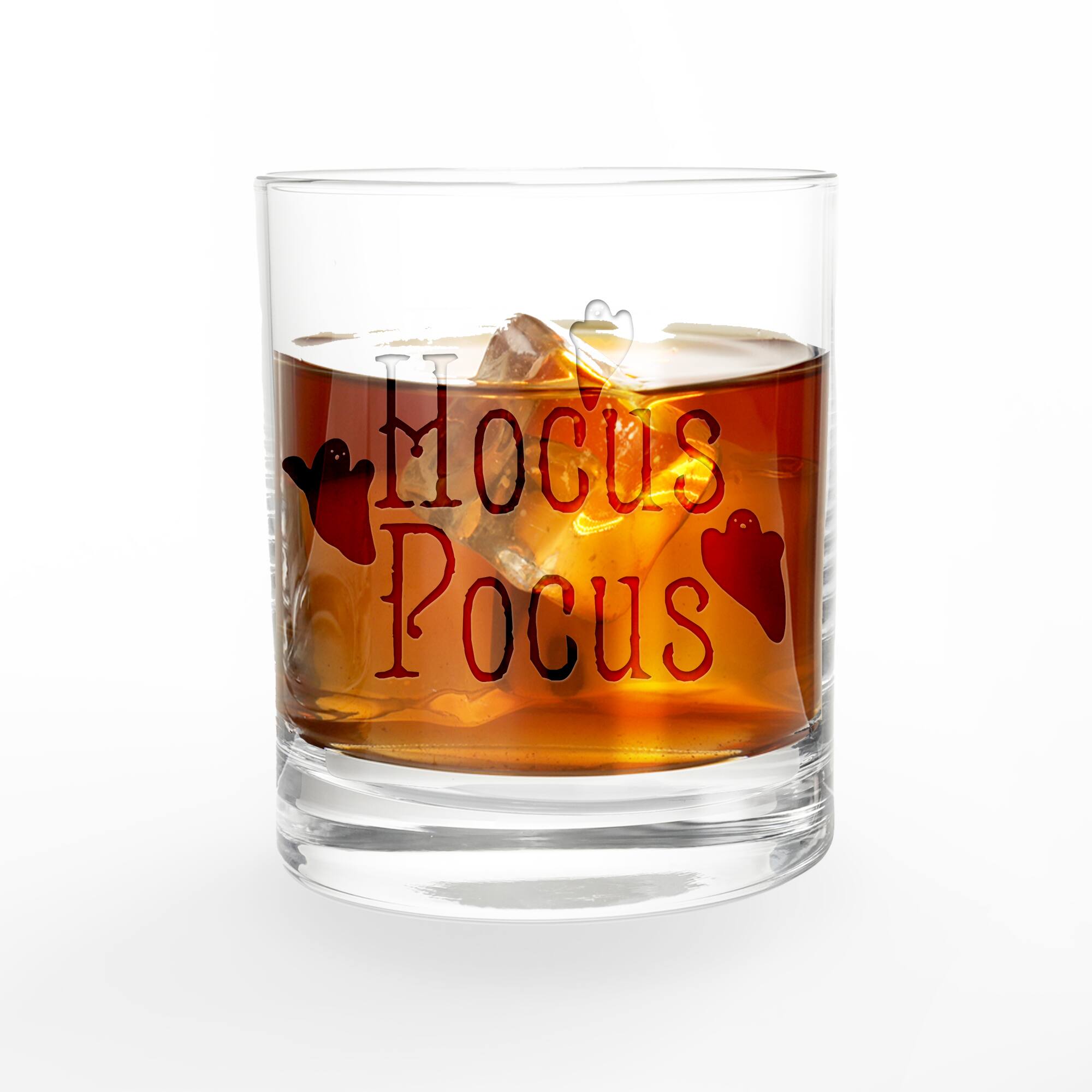 Hocus Pocus Ghost Pattern 11oz. Whiskey Glass