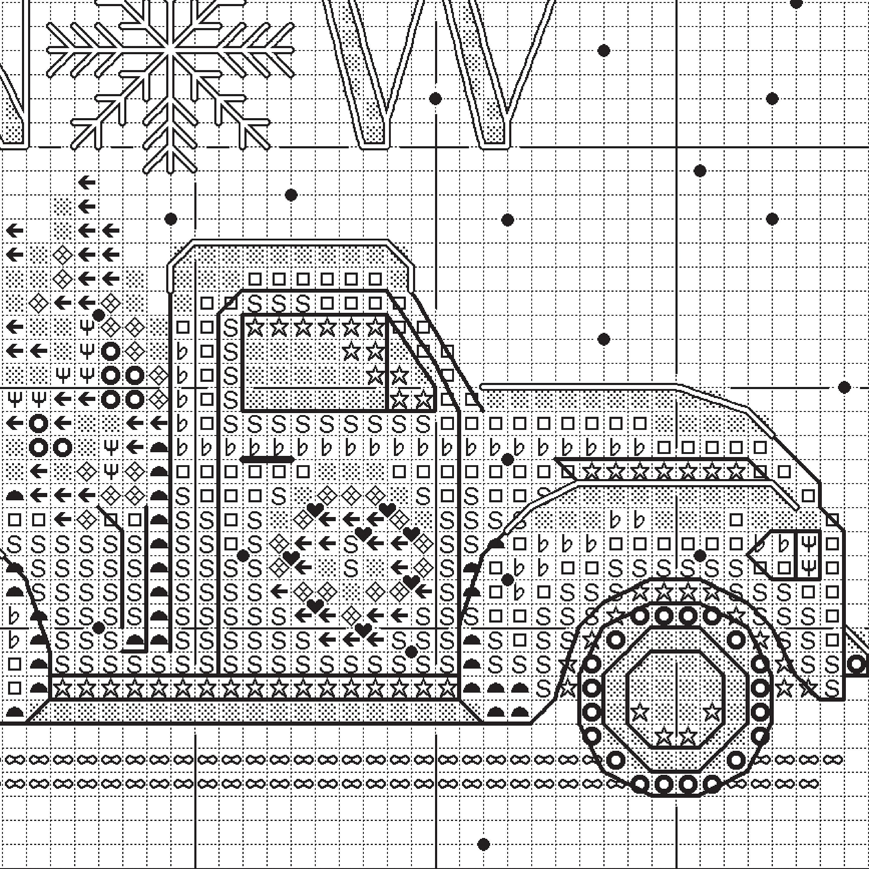 Dimensions&#xAE; Learn-A-Craft Holiday Family Truck Counted Cross Stitch Kit