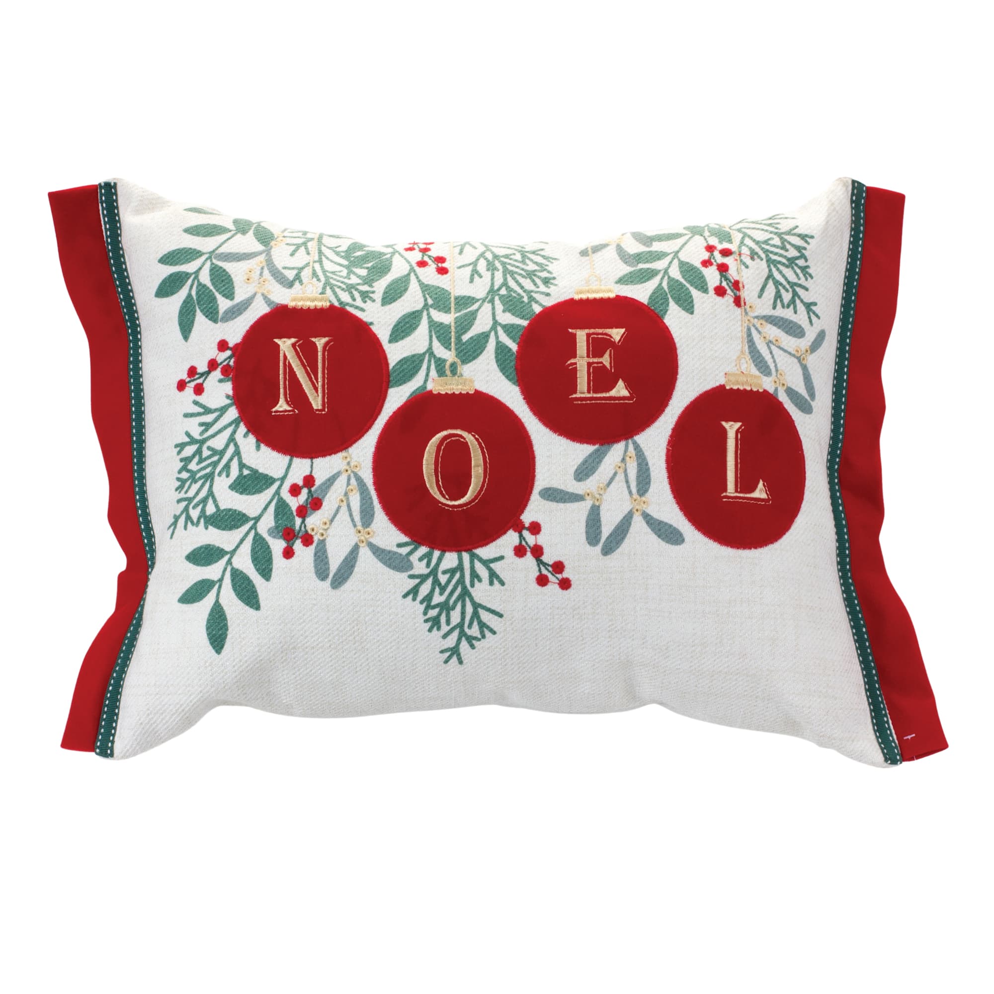 Noel Ornaments Throw Pillow Michaels