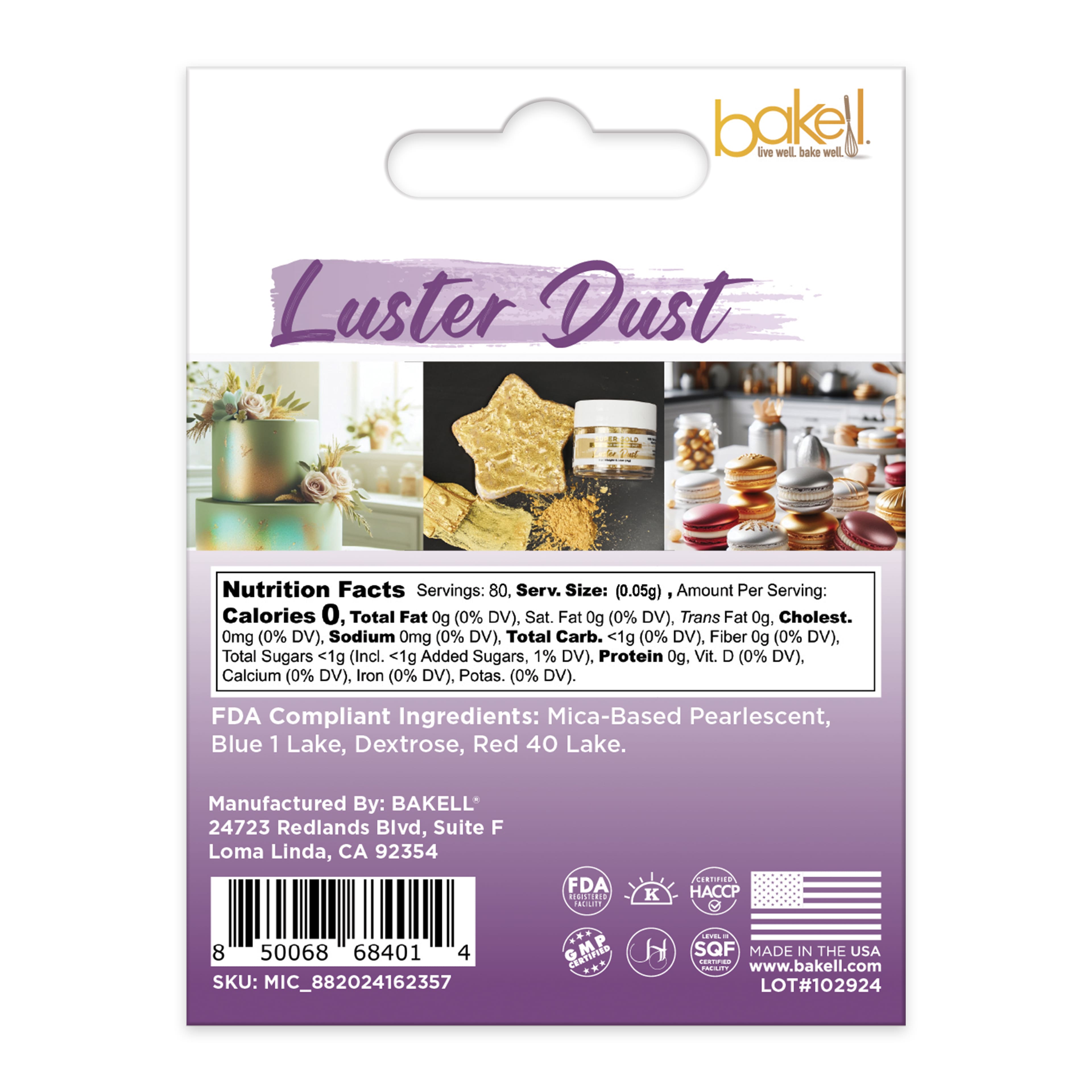 Bakell&#xAE; Edible Luster Dust