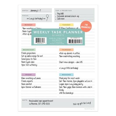 Simply Weekly Color Coded Task Pad | Michaels