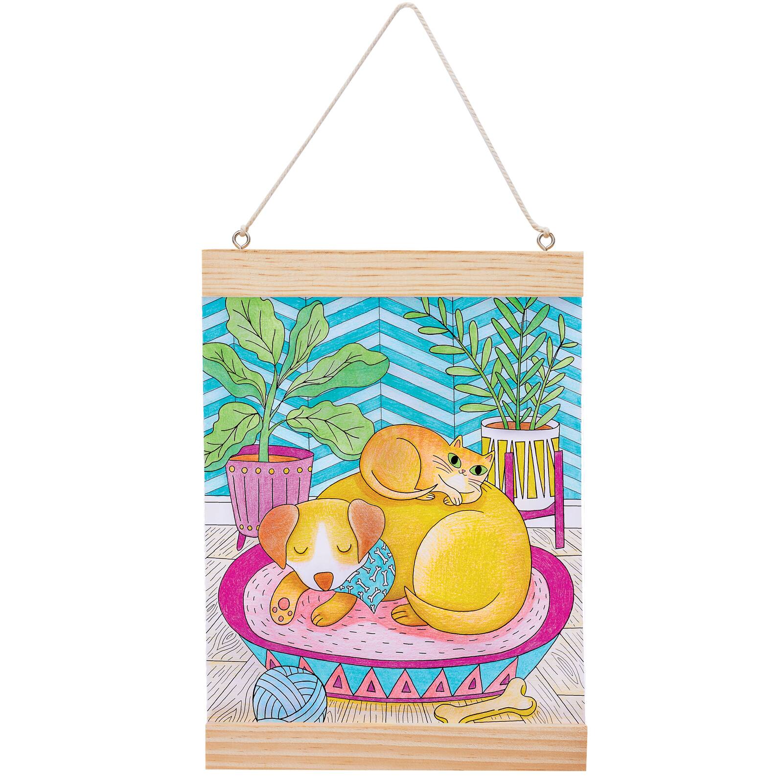 Faber-Castell&#xAE; Pet Parents Color By Number Wall Art Kit