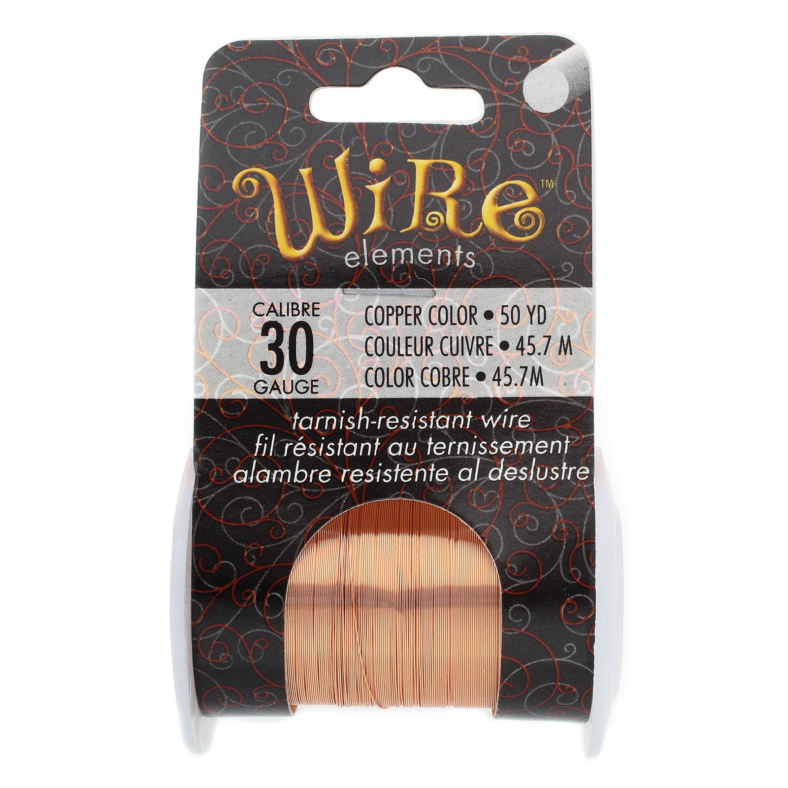 The Beadsmith® Wire™ Elements 30 Gauge Tarnish-Resistant Wire