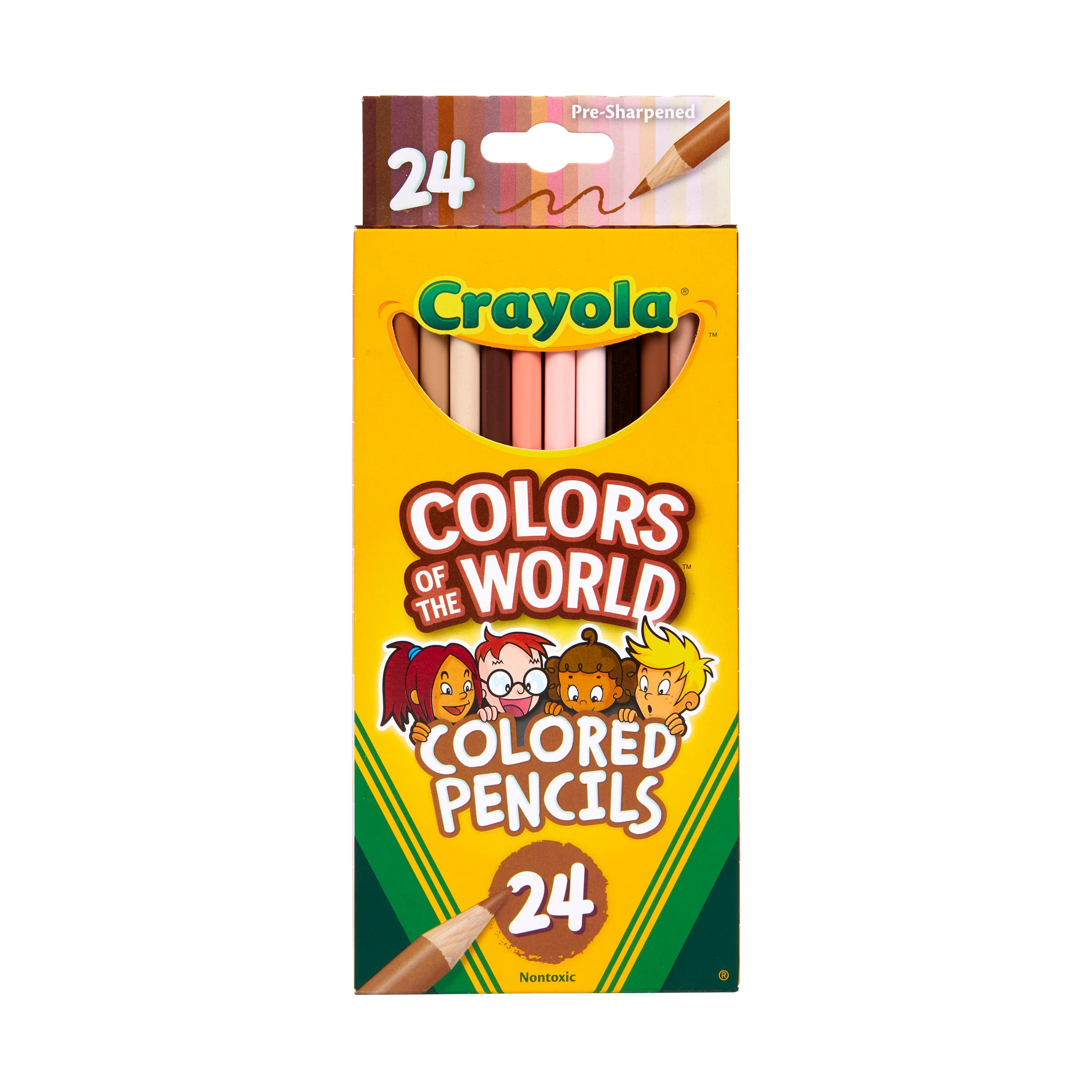 6 Packs: 24 ct. (144 total) Crayola® Colors of the World Colored Pencils