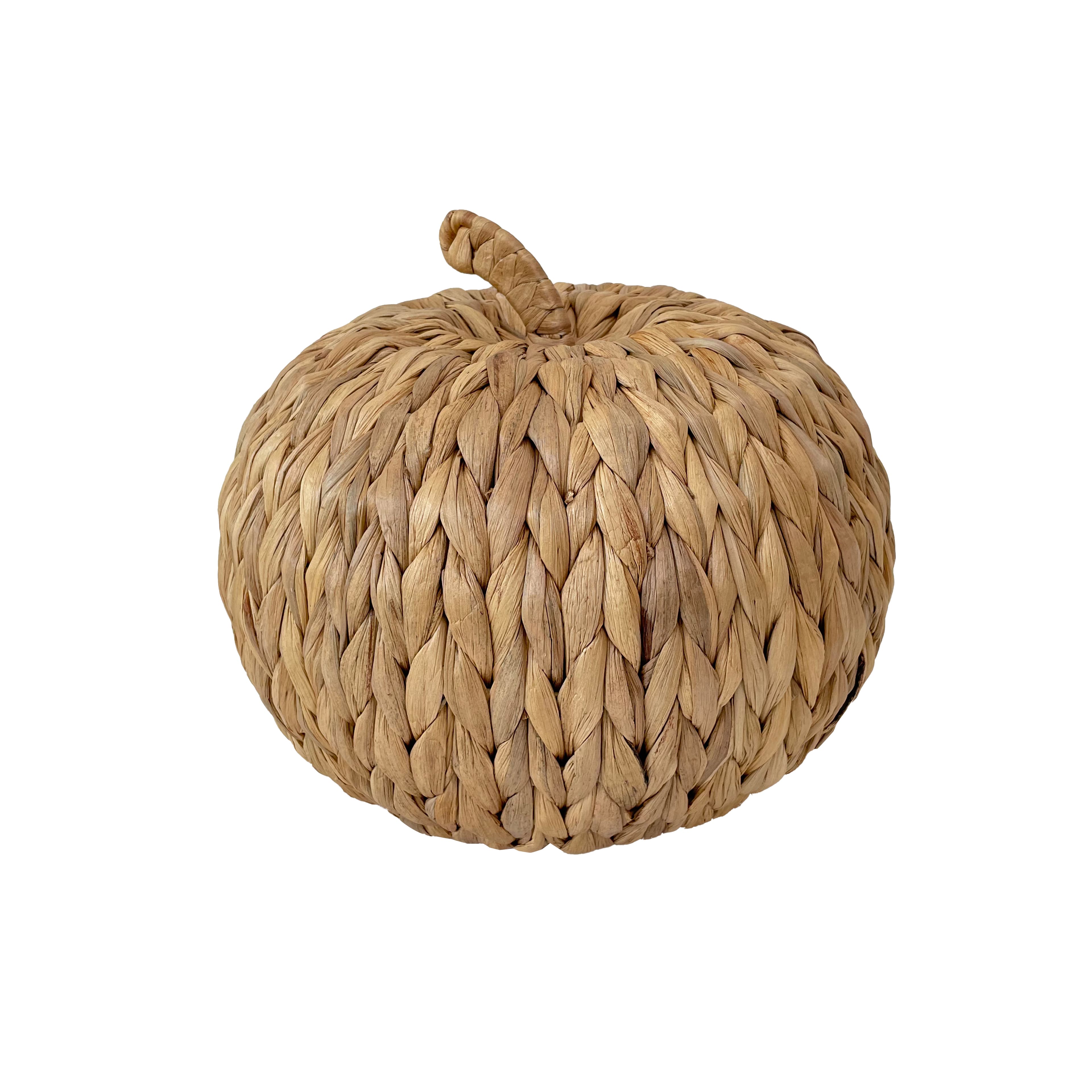 Natural Woven Water Hyacinth Pumpkin Tabletop D&#xE9;cor by Ashland&#xAE;