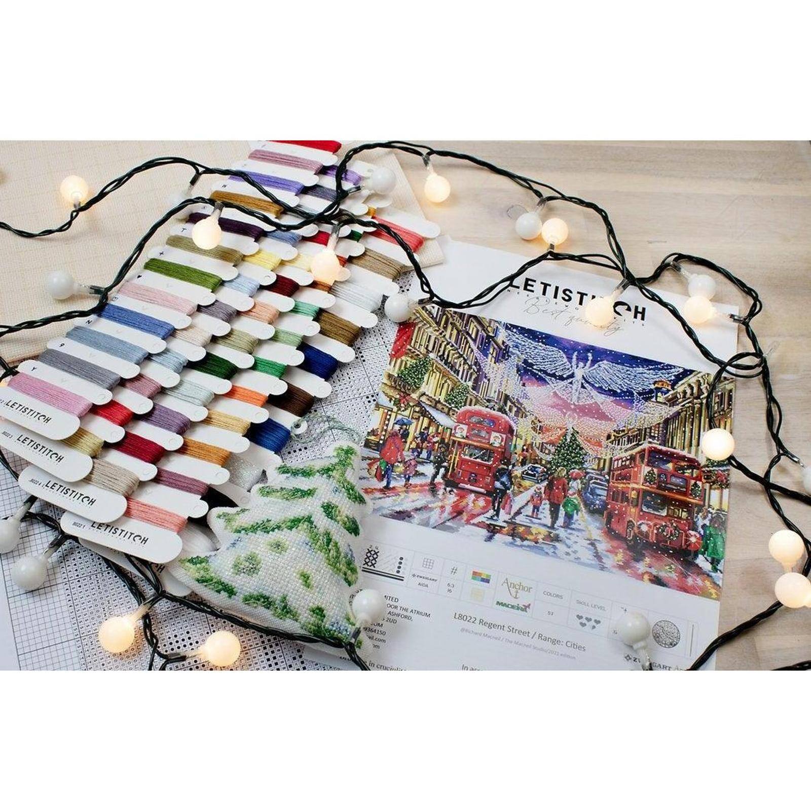 Letistitch Regent Street/Range: Cities Counted Cross Stitch Kit