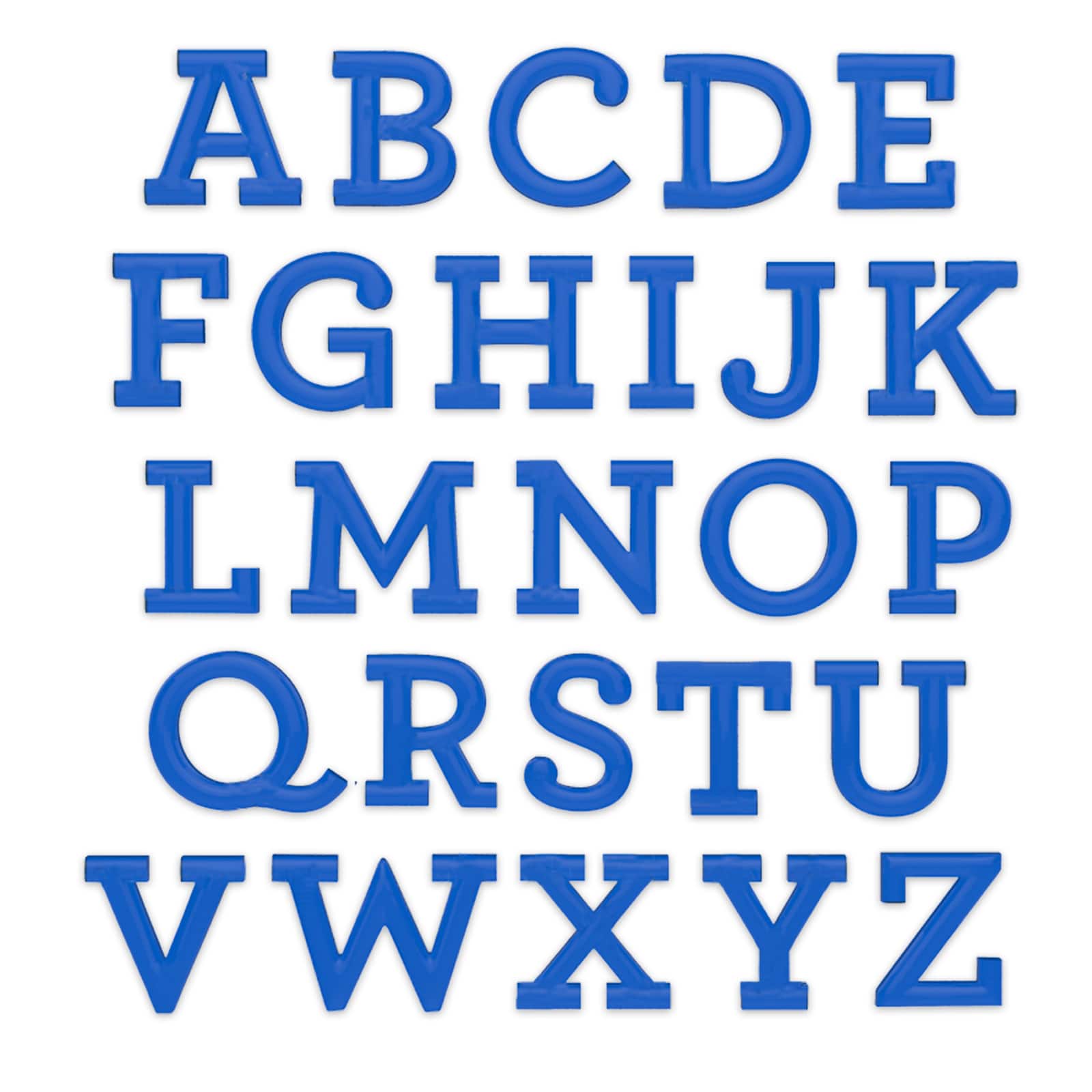 12 Pack: Blue Moon Studio™ UV Resin Craft Alphabet Flat Mold